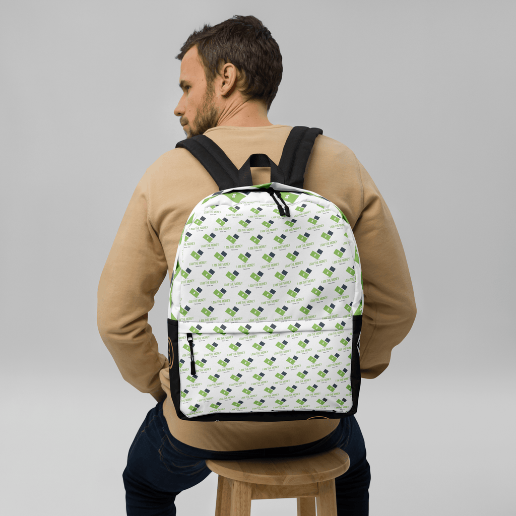 MDB Co. "I AM" THE MONEY UNISEX Backpack - The Million Dollar Bill Co. CUT-SEW