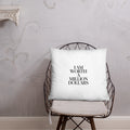 MDB Co. "I AM" WORTH Throw Pillow - The Million Dollar Bill Co.