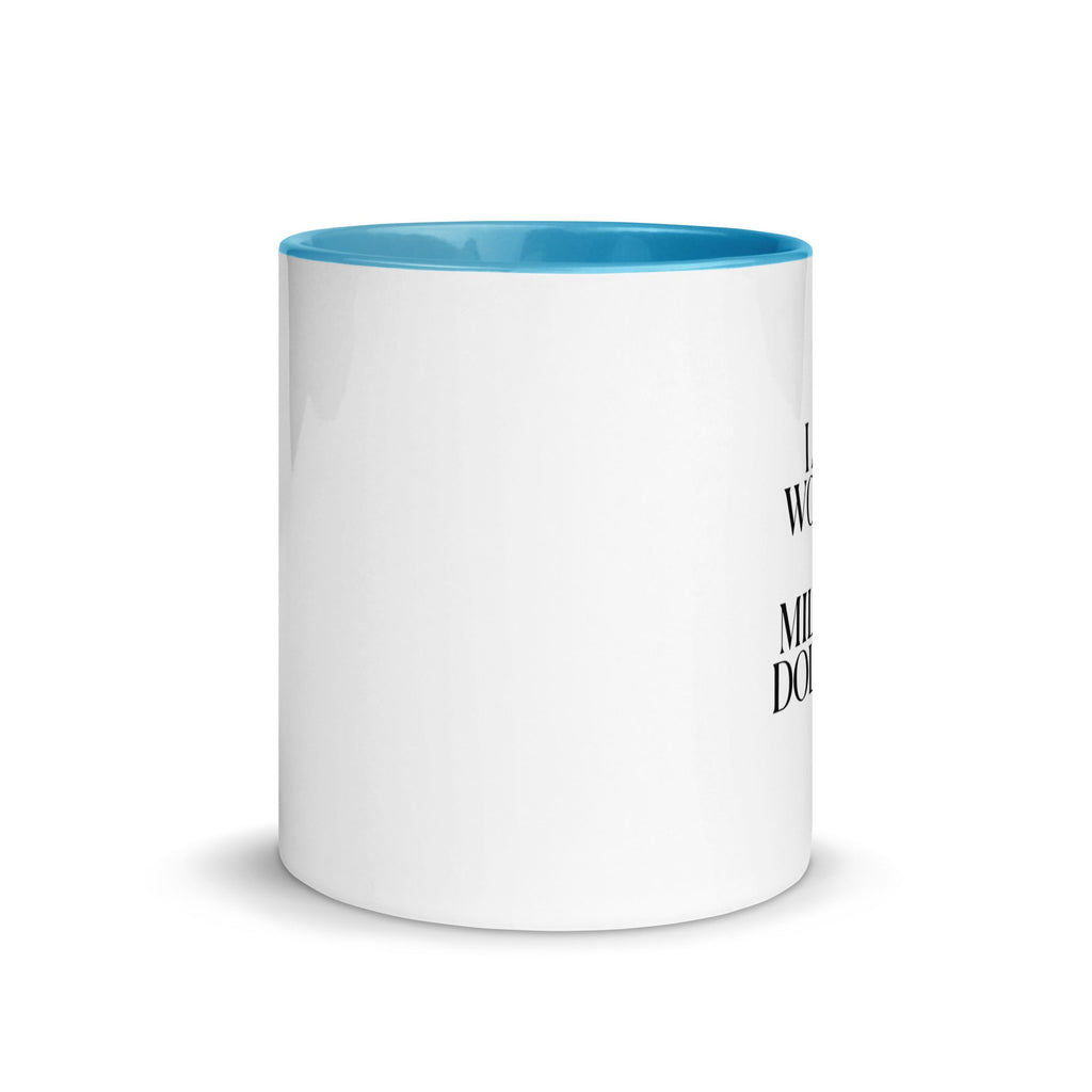 I AM WORTH A MILLION DOLLARS Mug with Color Inside - The Million Dollar Bill Co.