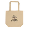 MDB Co. "I AM" WORTH TOTE Bag - The Million Dollar Bill Co.