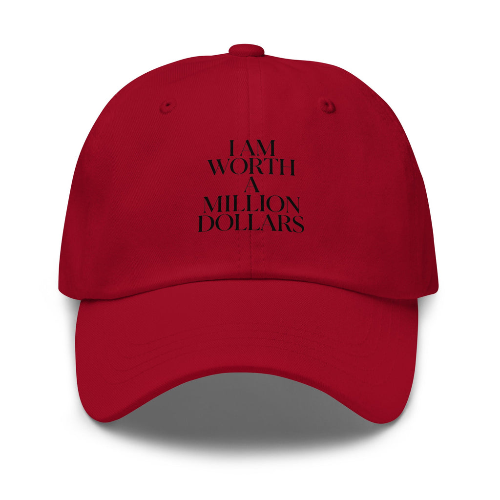 KNOW YOUR WORTH hat - The Million Dollar Bill Co.