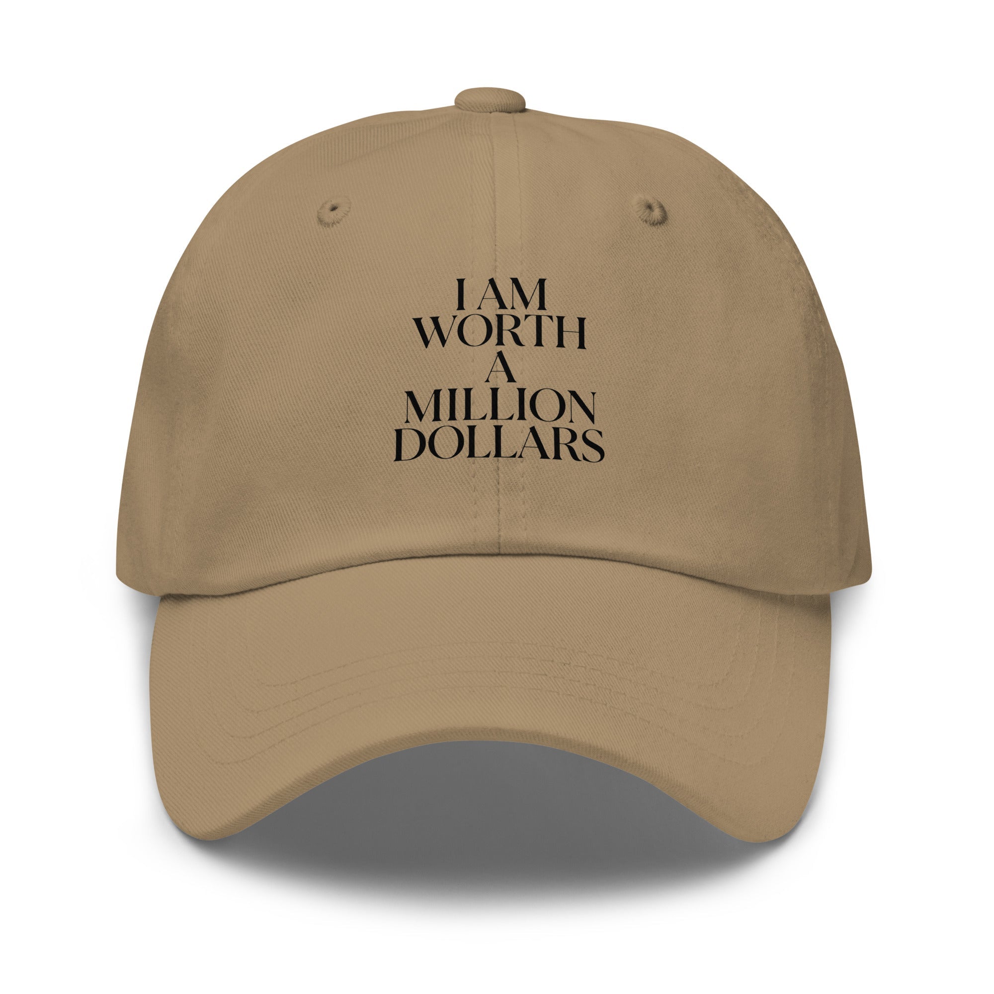 KNOW YOUR WORTH hat - The Million Dollar Bill Co.