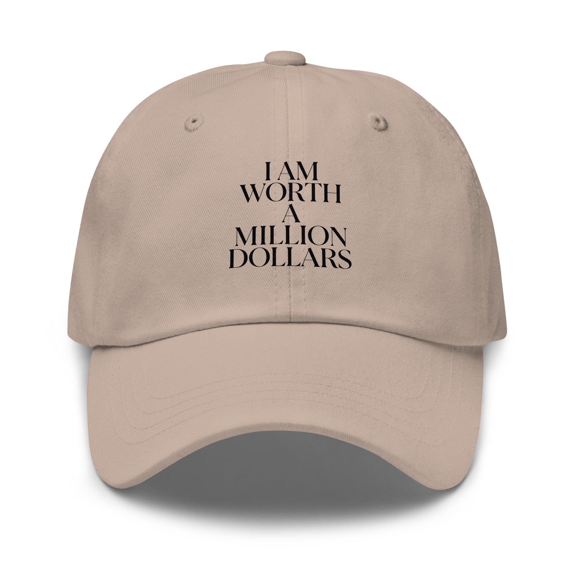 KNOW YOUR WORTH hat - The Million Dollar Bill Co.