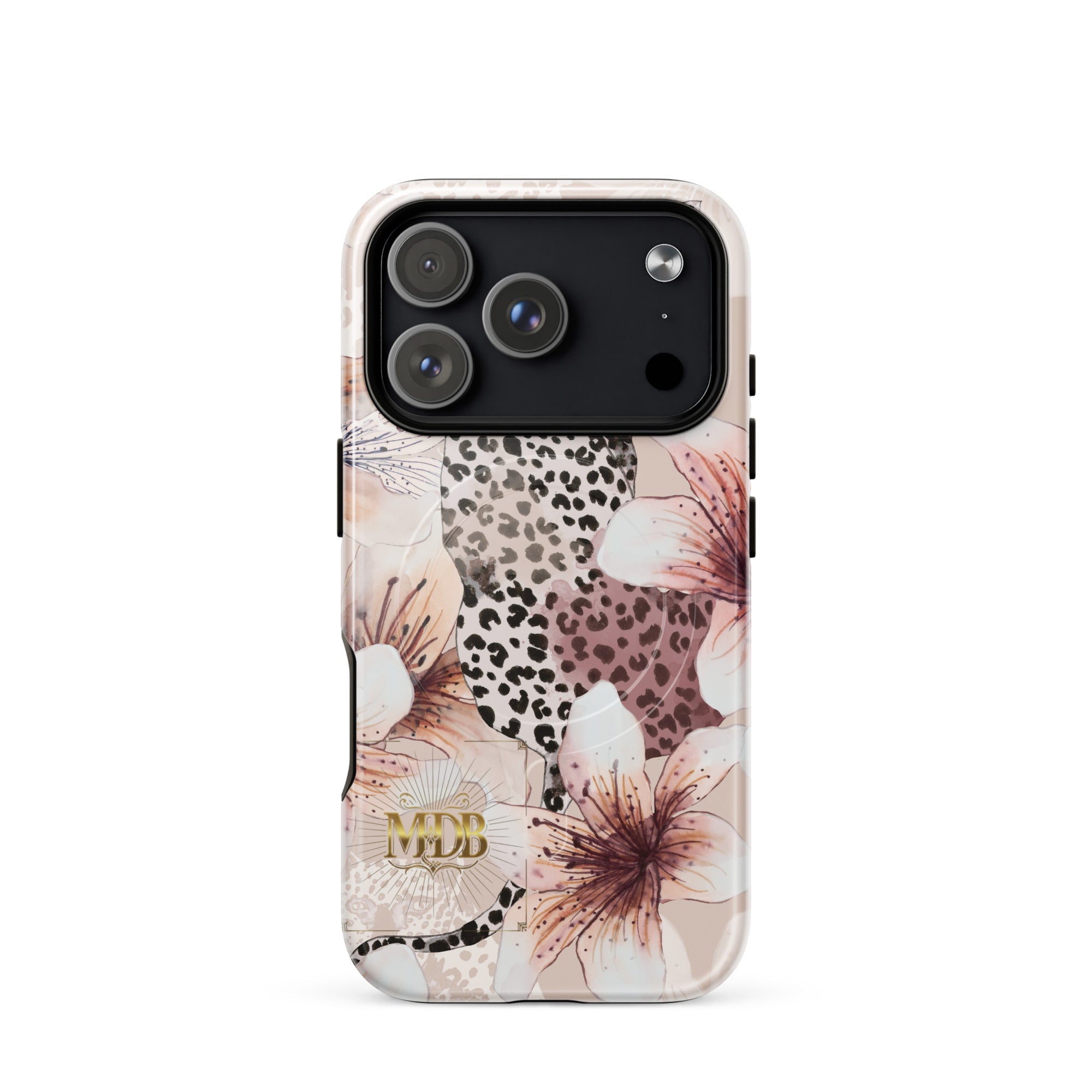 Leopard Blossom magsafe® tough case for iPhone® - The Million Dollar Bill Co. PHONE-CASE