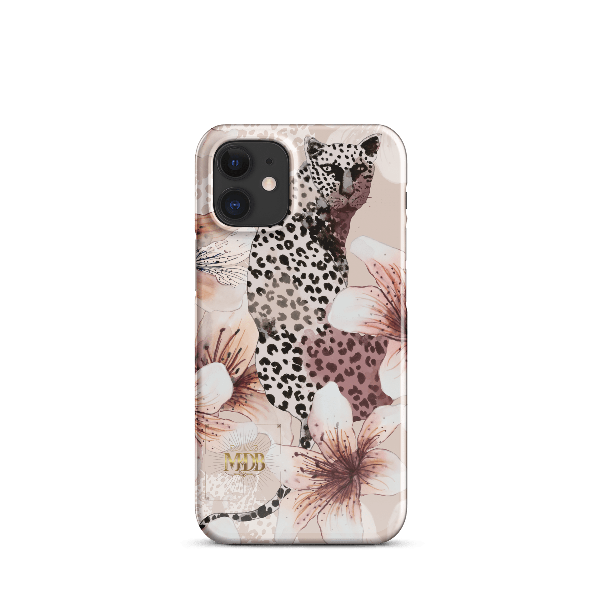 MDB Co. Leopard flora Snap case for iPhone® - The Million Dollar Bill Co.