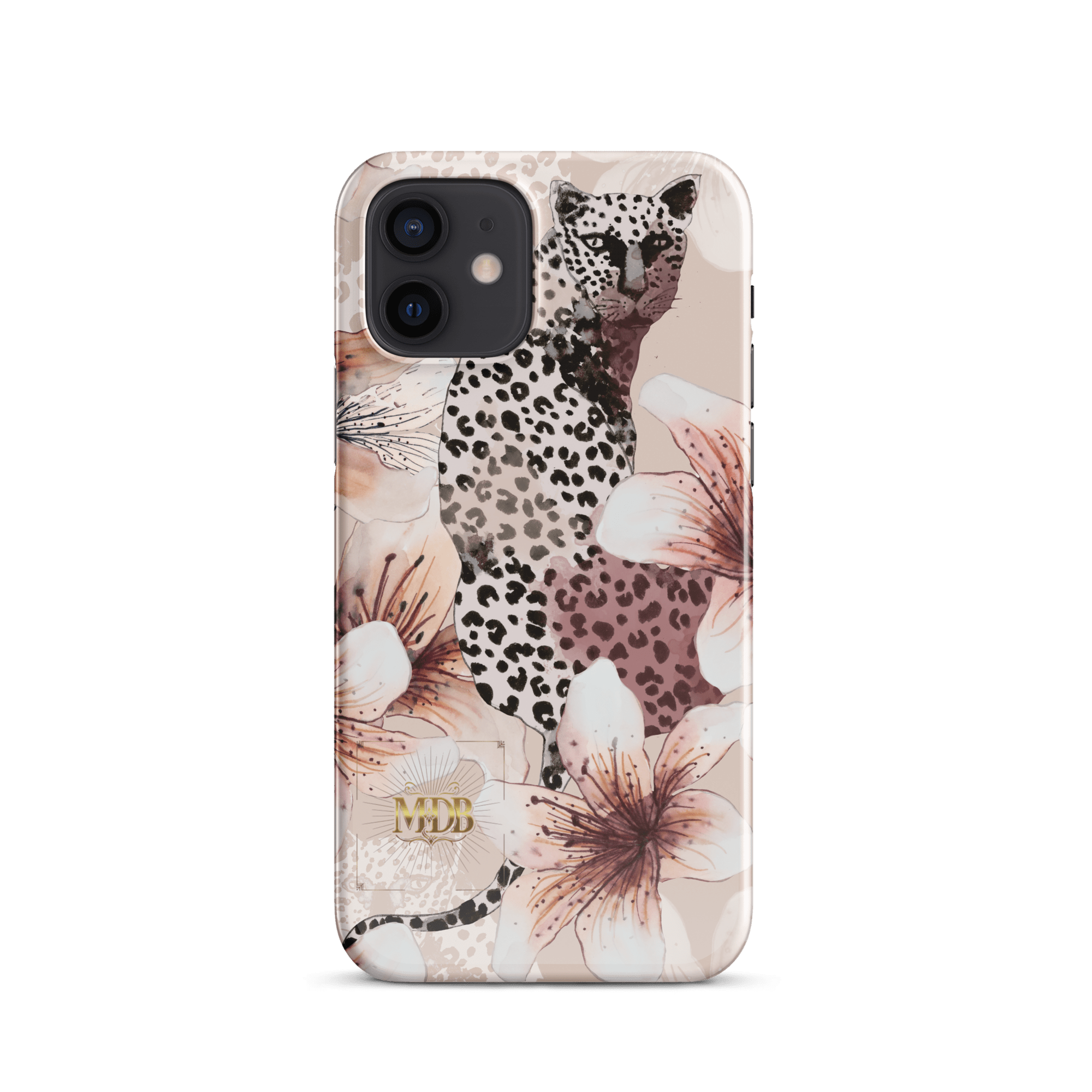 MDB Co. Leopard flora Snap case for iPhone® - The Million Dollar Bill Co.