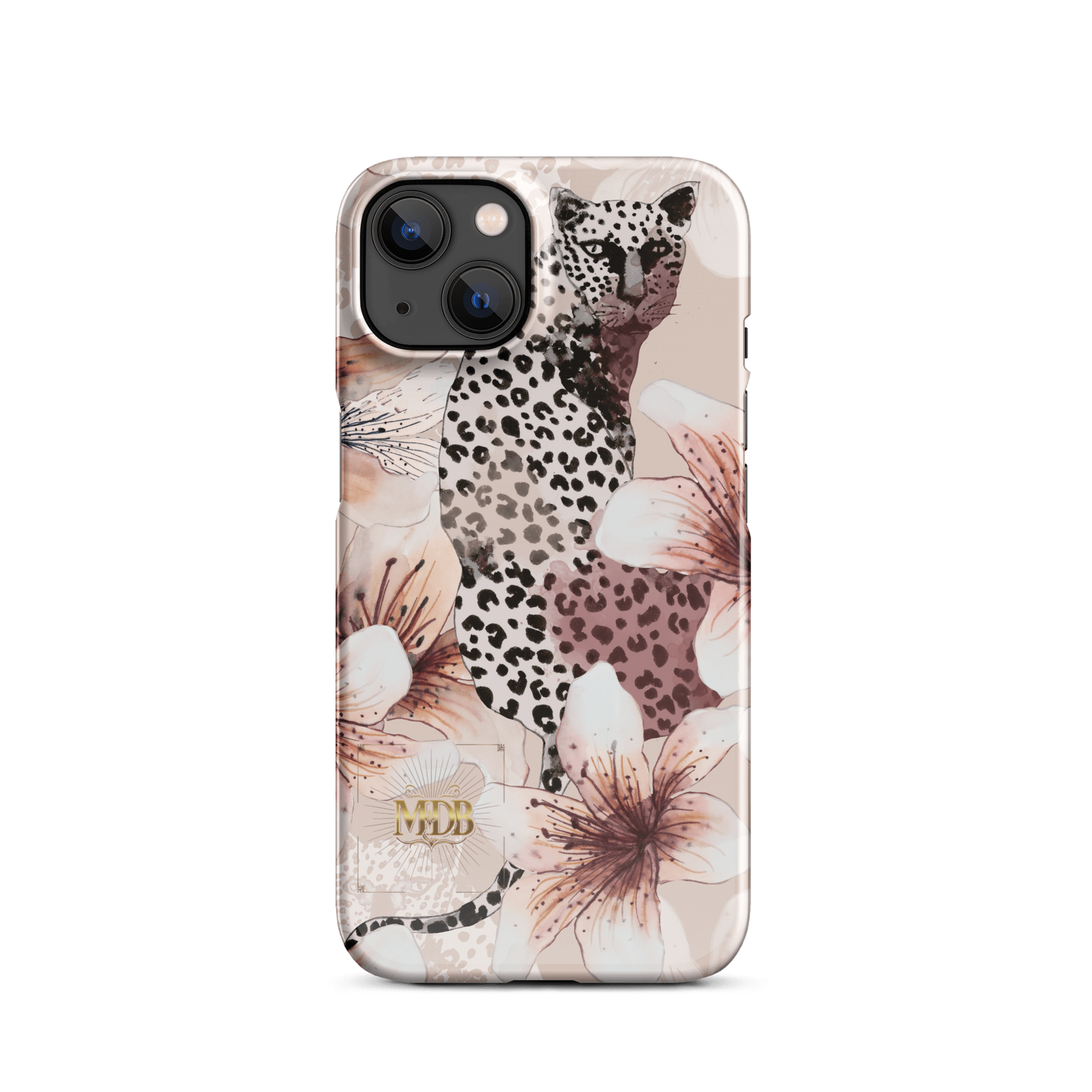 MDB Co. Leopard flora Snap case for iPhone® - The Million Dollar Bill Co.