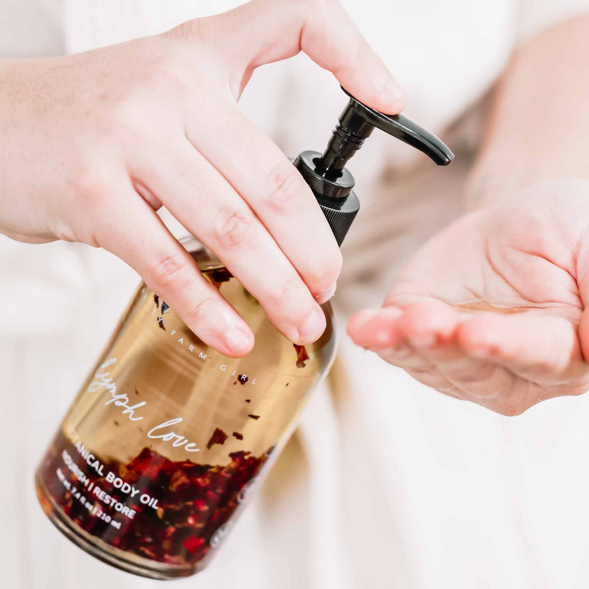 MDB Co. Lymph Love Natural Body Oil - Best for Lymphatic Massages - The Million Dollar Bill Co. Health & Beauty