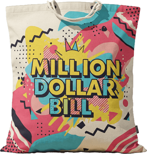 MDB 90's - Inspired Branded Tote - The Million Dollar Bill Co.