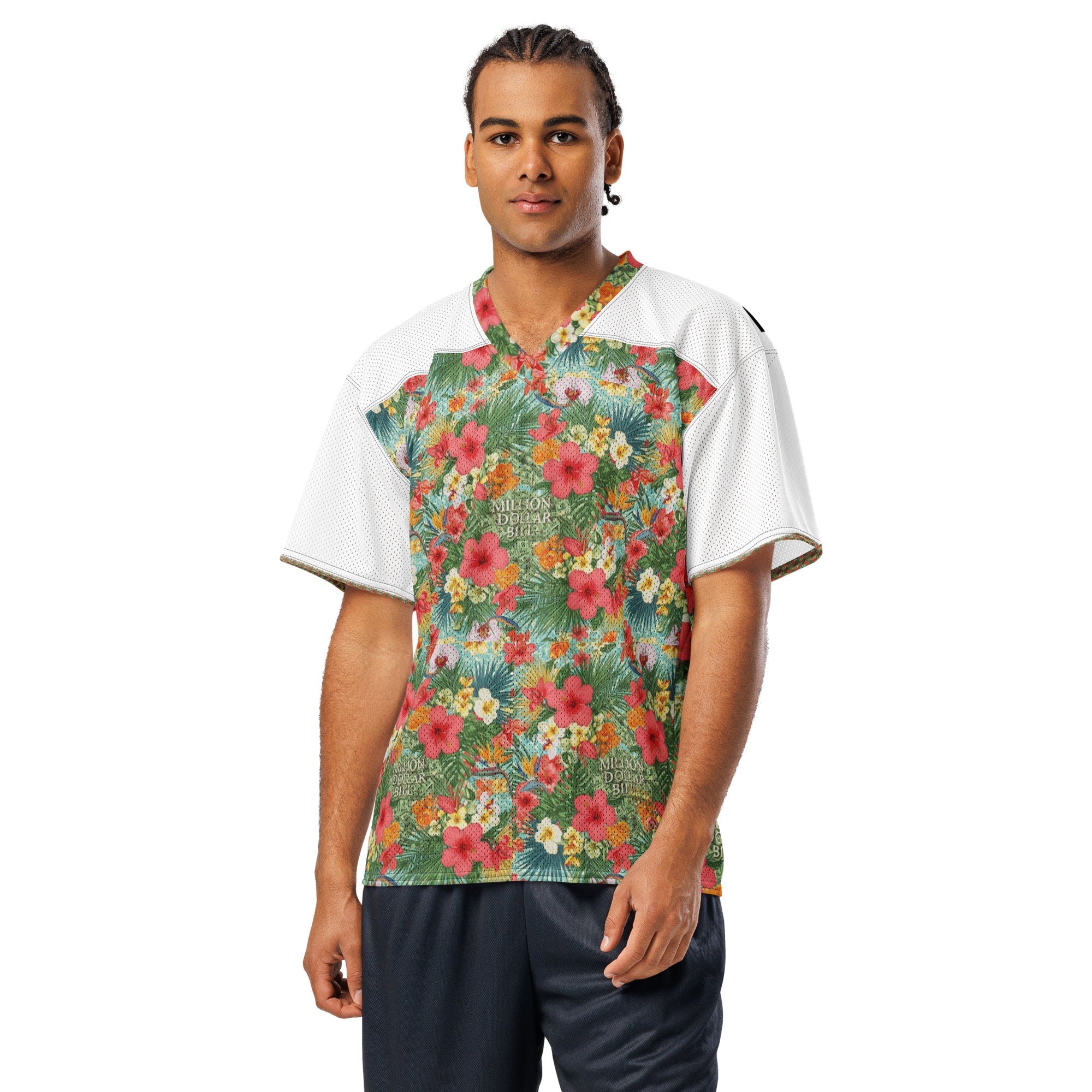 MDB Co. FLORAL BILLS American football jersey - The Million Dollar Bill Co.