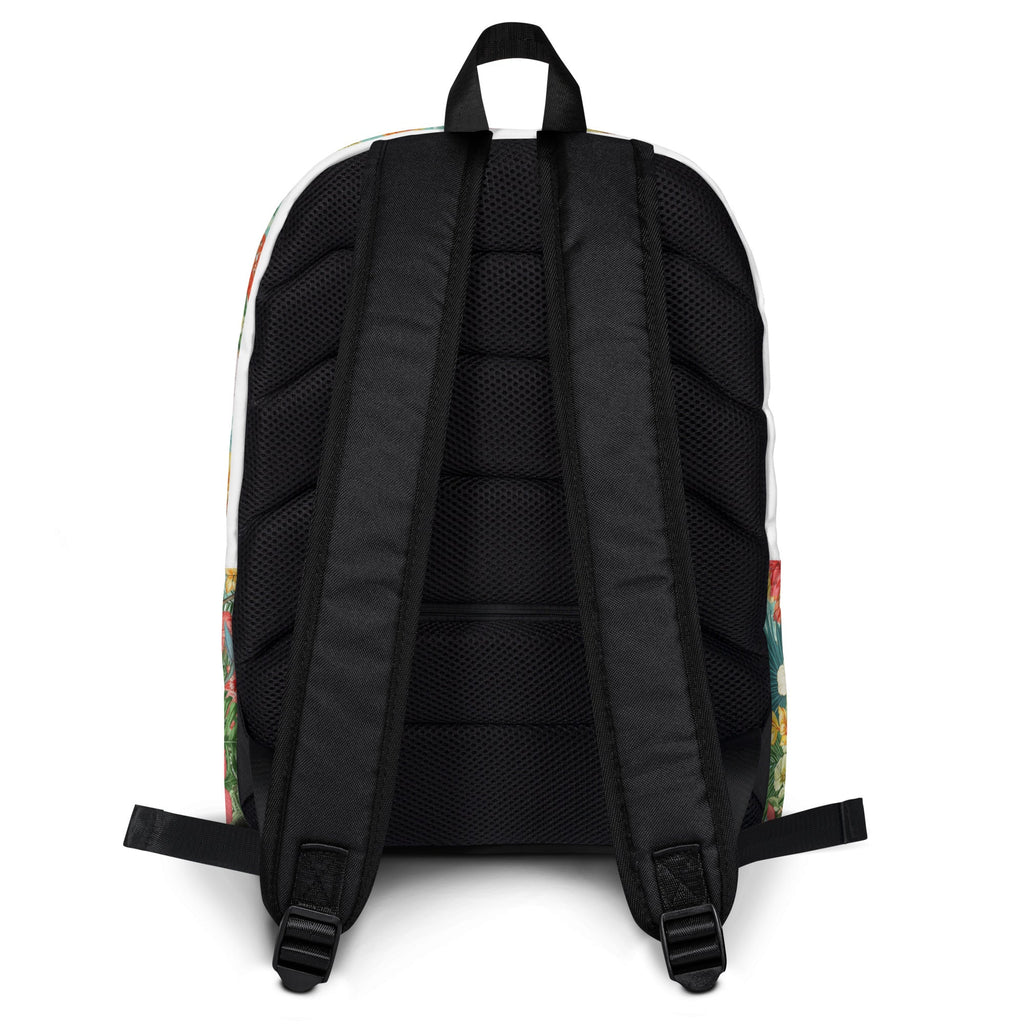 MDB Co. Medium Signature FLORAL BILLS Backpack - The Million Dollar Bill Co. CUT-SEW