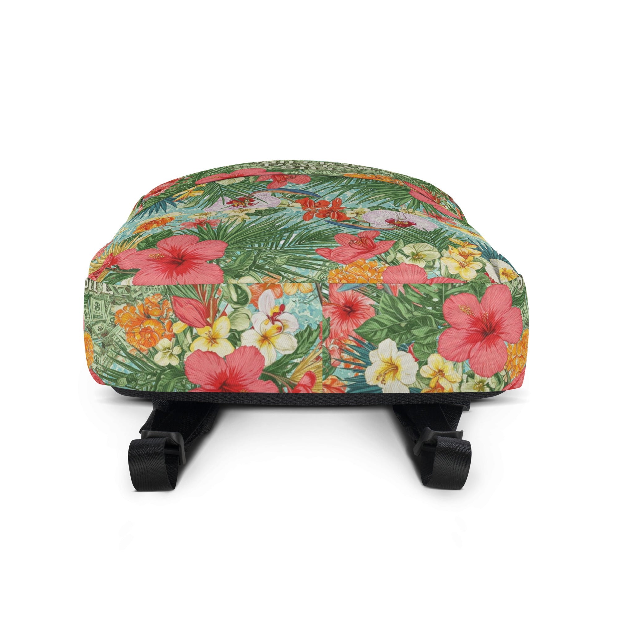 MDB Co. Medium Signature FLORAL BILLS Backpack - The Million Dollar Bill Co. CUT-SEW