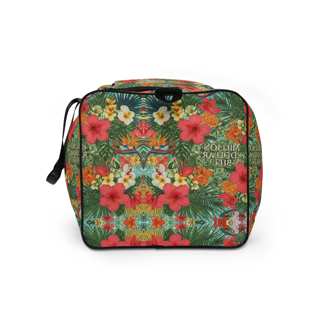 MDB Co. FLORAL BILLS Duffle bag - The Million Dollar Bill Co.