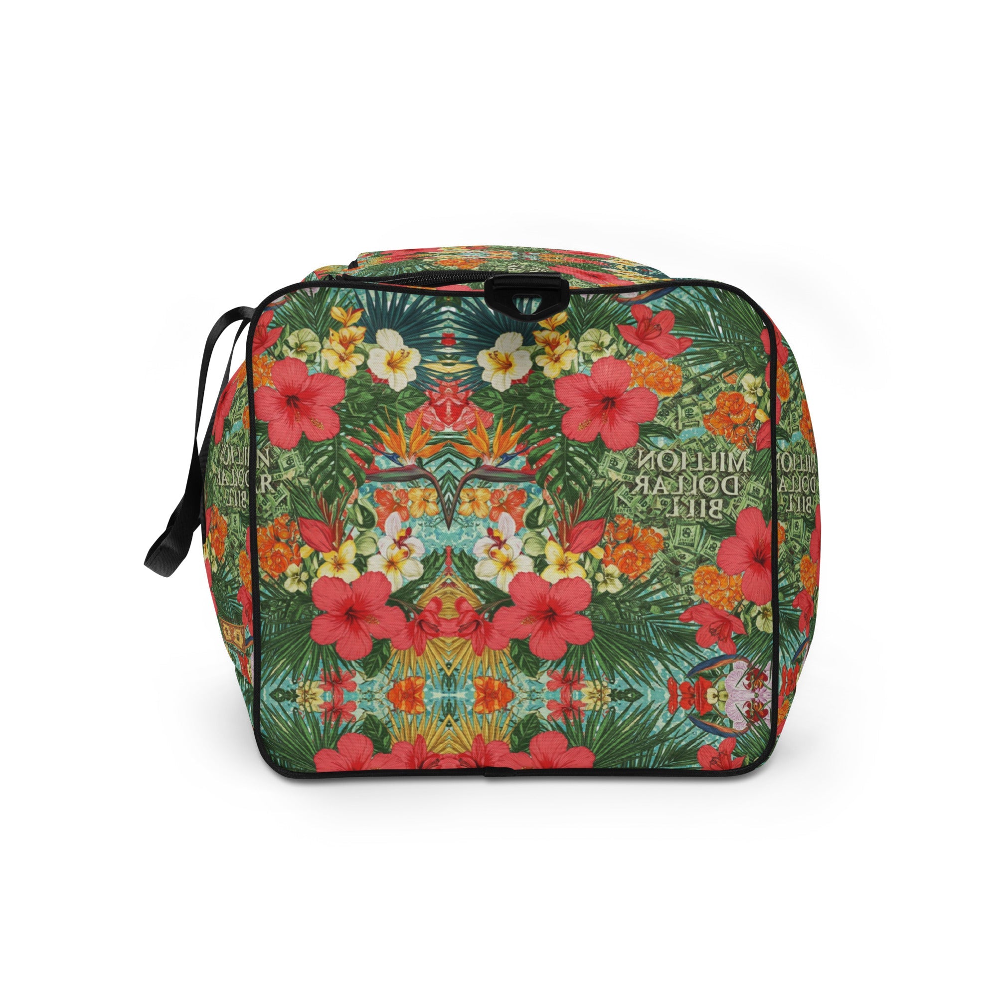 MDB Co. FLORAL BILLS Duffle bag - The Million Dollar Bill Co.