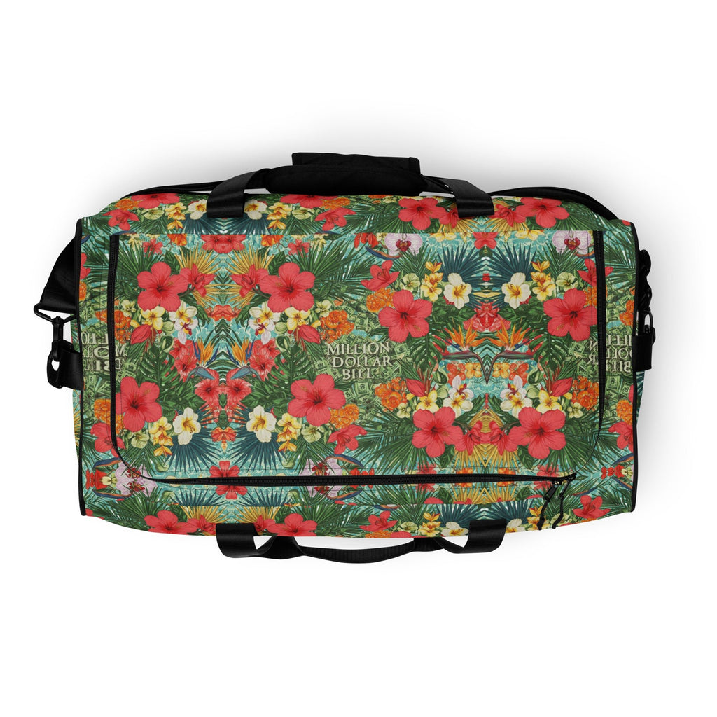 MDB Co. FLORAL BILLS Duffle bag - The Million Dollar Bill Co.