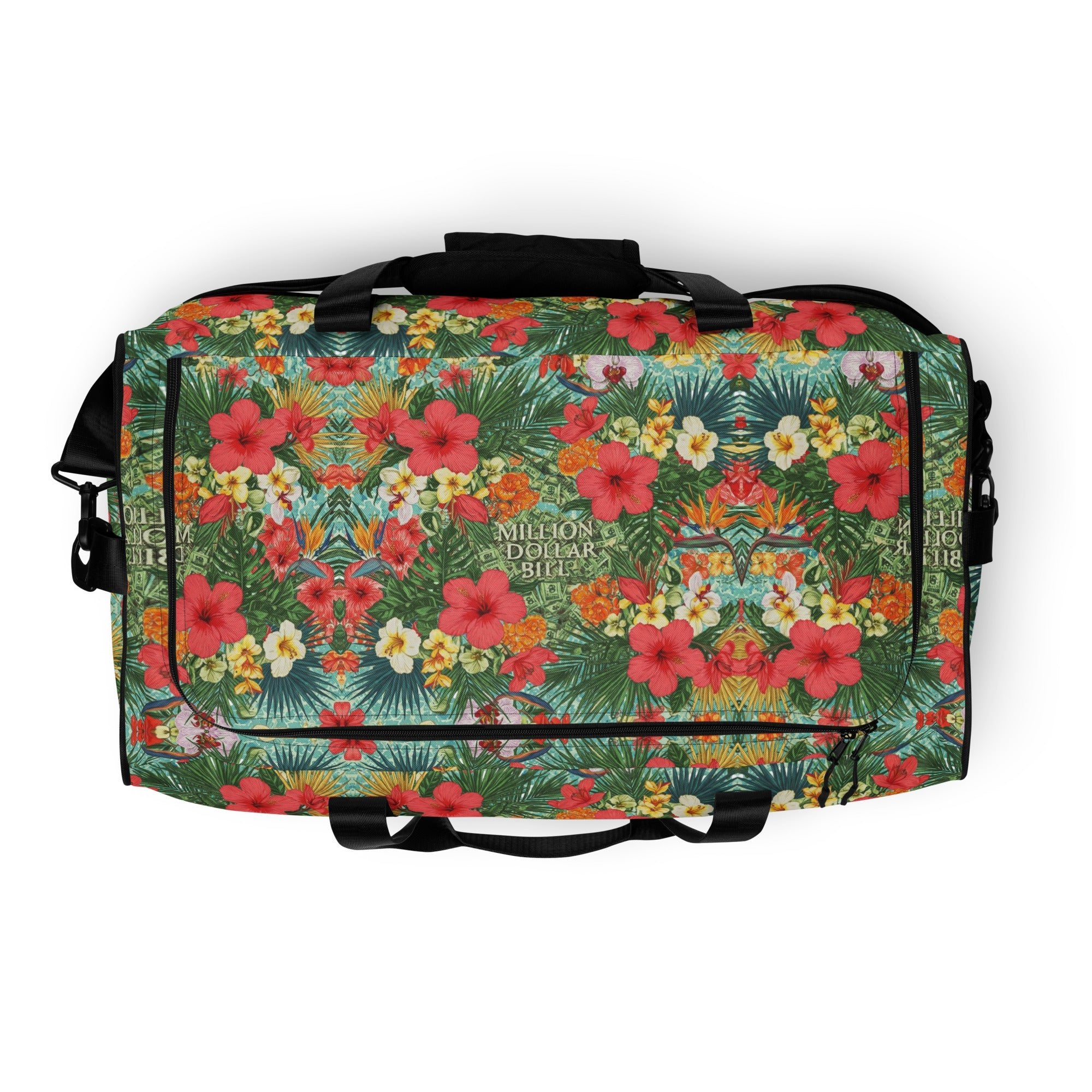MDB Co. FLORAL BILLS Duffle bag - The Million Dollar Bill Co.