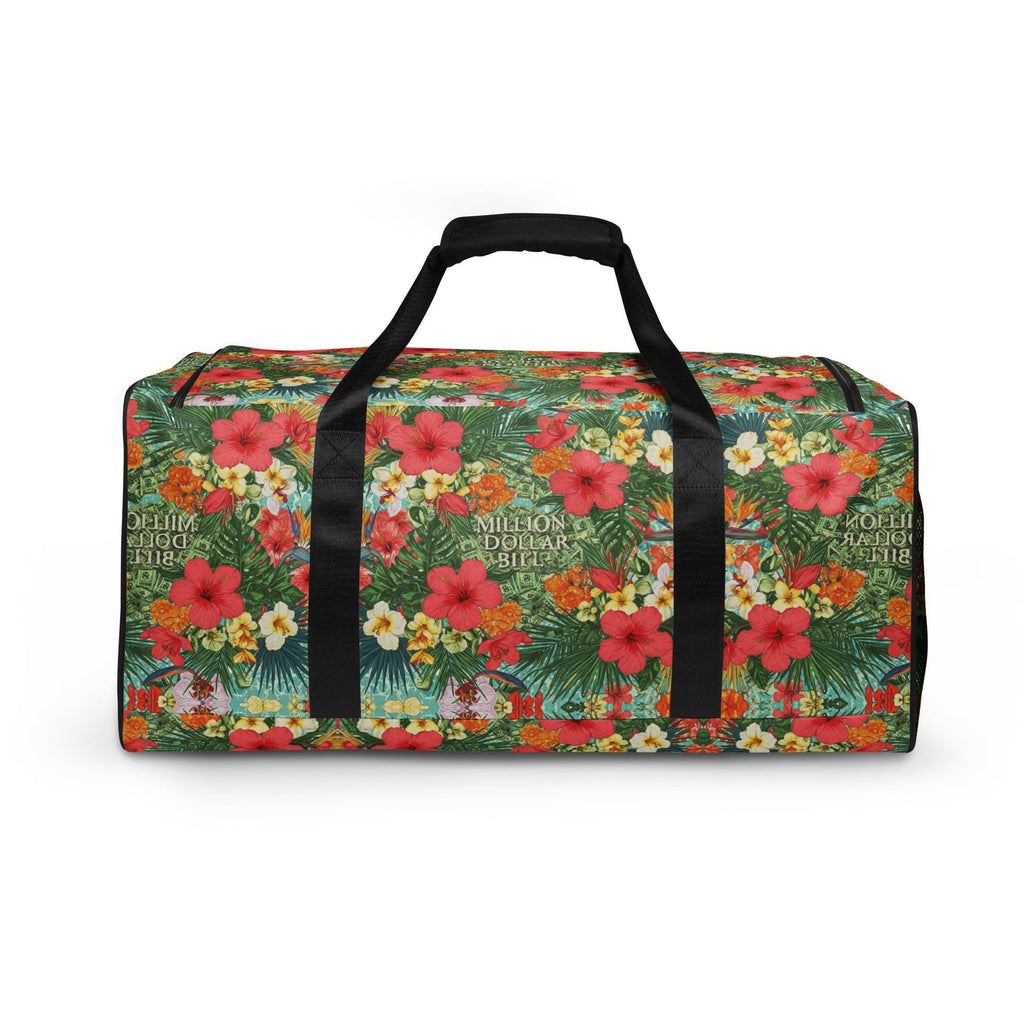 MDB Co. FLORAL BILLS Duffle bag - The Million Dollar Bill Co.