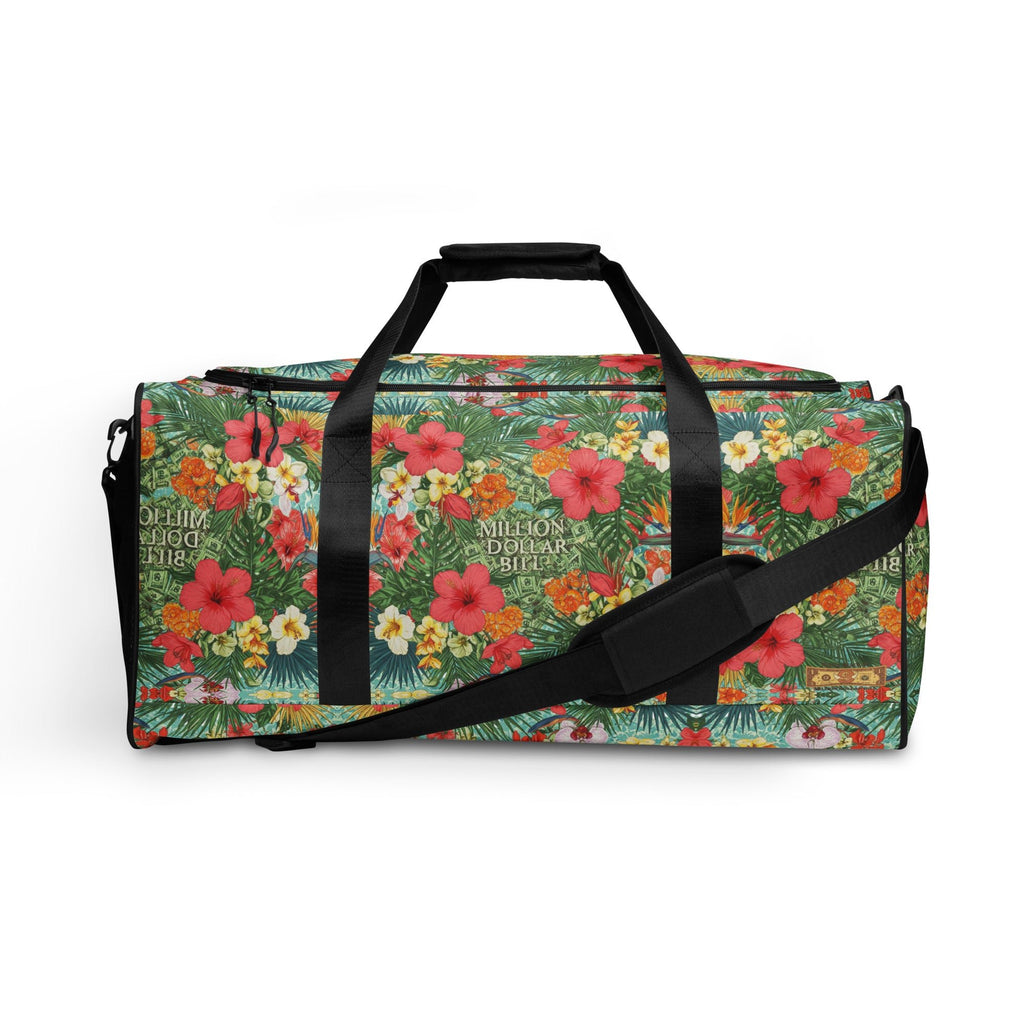 MDB Co. FLORAL BILLS Duffle bag - The Million Dollar Bill Co.