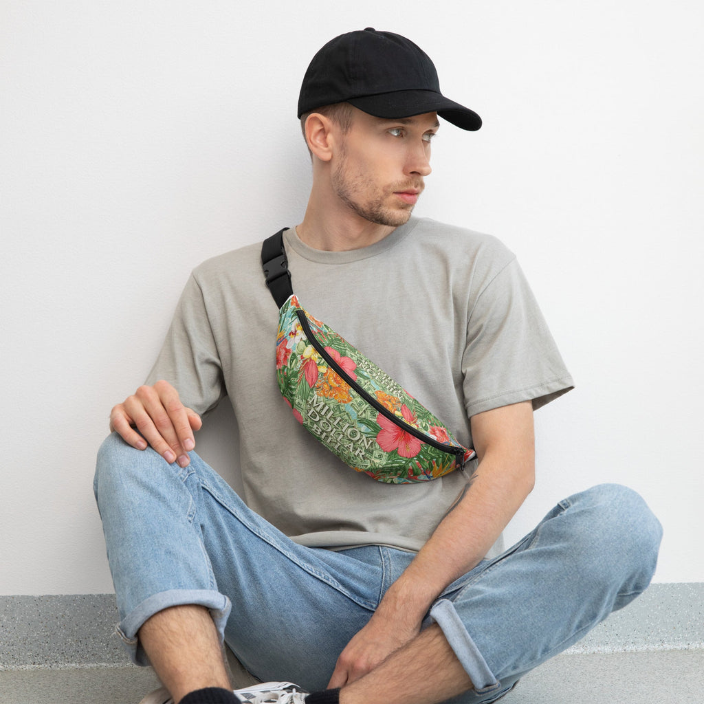 MDB Co. FLORAL BILLS Fanny Pack - The Million Dollar Bill Co.