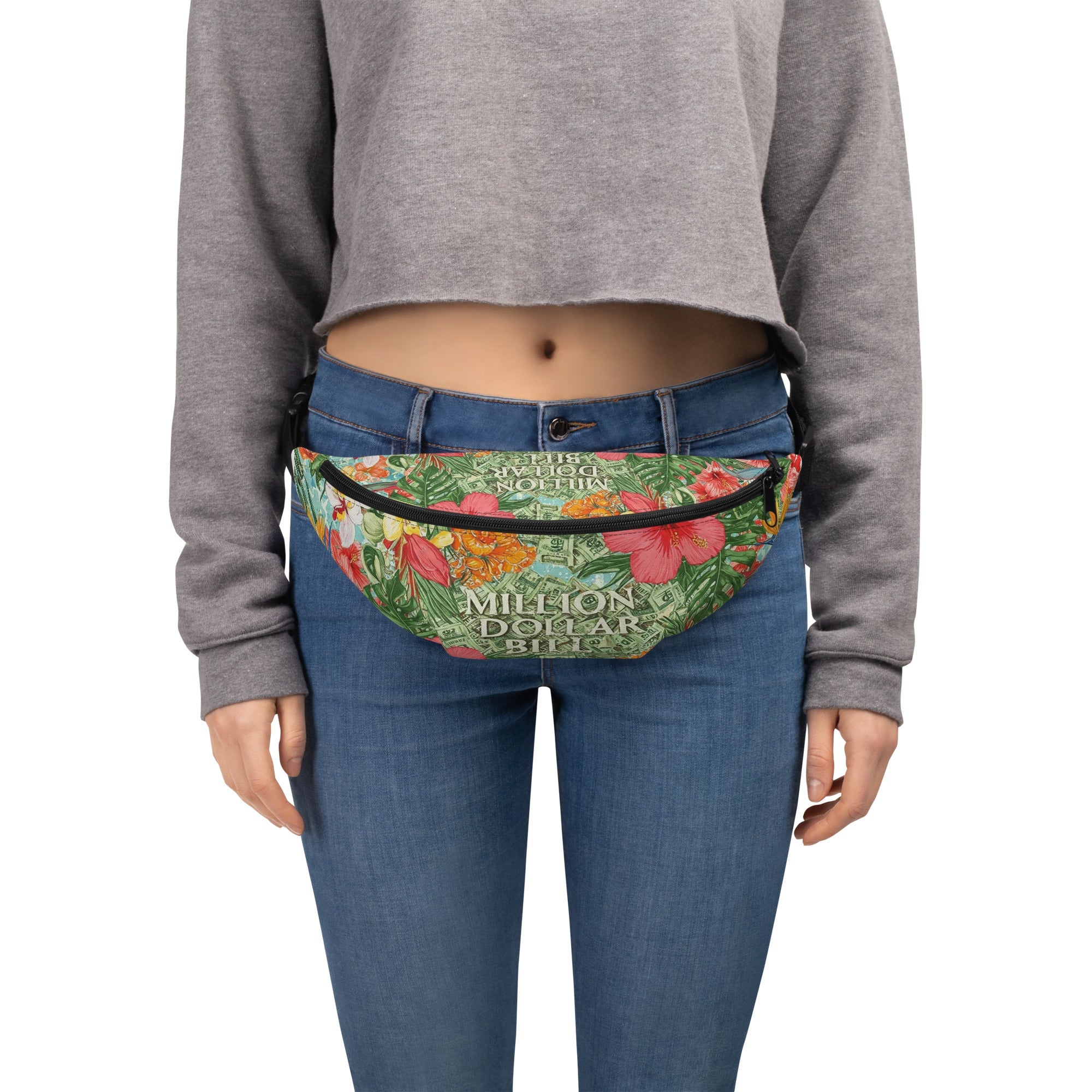 MDB Co. FLORAL BILLS Fanny Pack - The Million Dollar Bill Co.