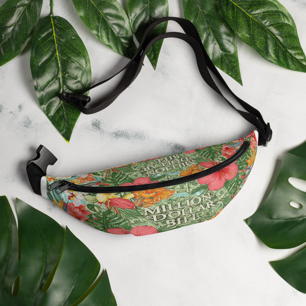 MDB Co. FLORAL BILLS Fanny Pack - The Million Dollar Bill Co.