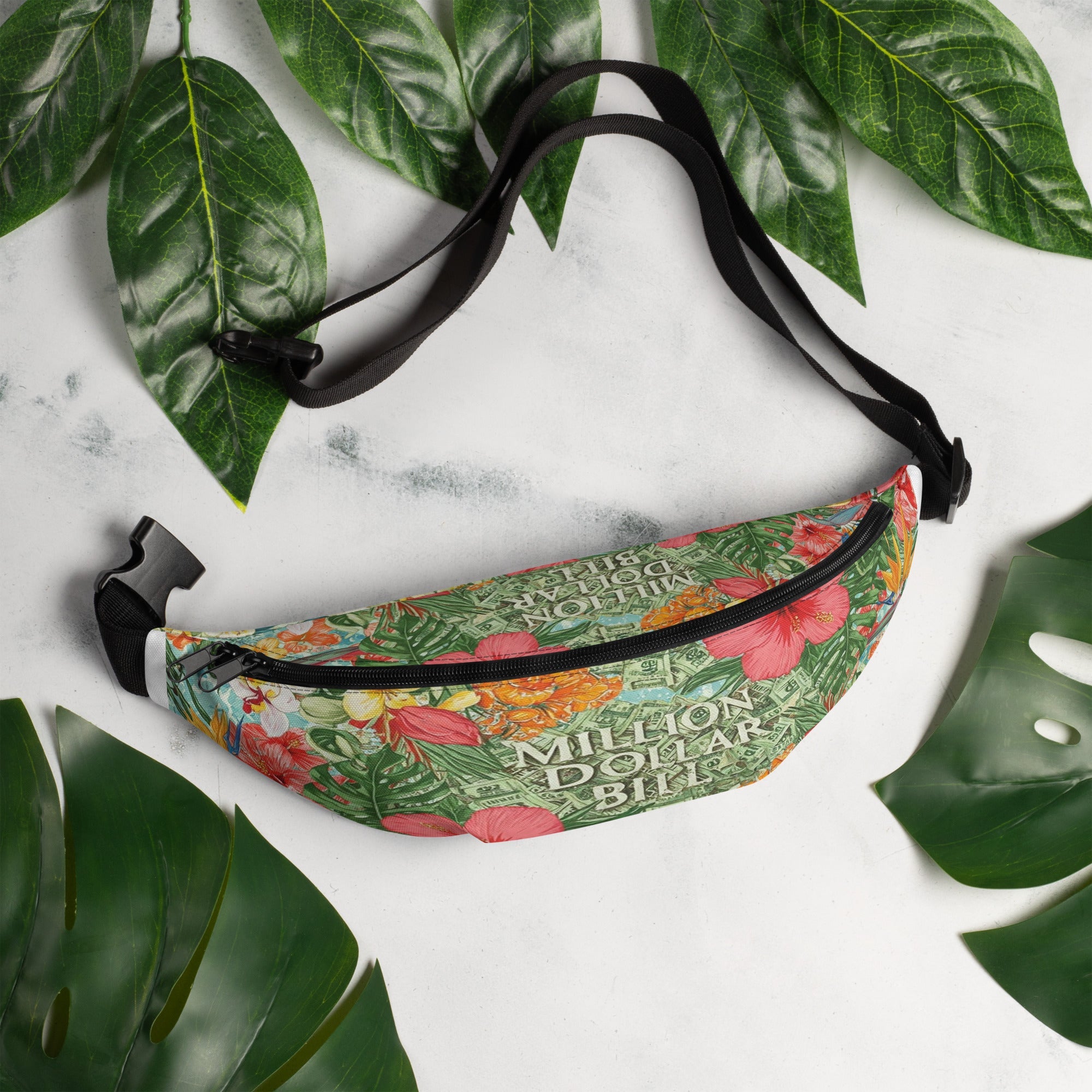 MDB Co. FLORAL BILLS Fanny Pack - The Million Dollar Bill Co.
