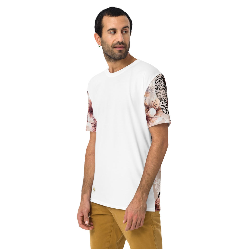 MDB Co. LEOPARD FLORAL HALF ALL-OVER MEN'S HEAVY TEE - The Million Dollar Bill Co. 5