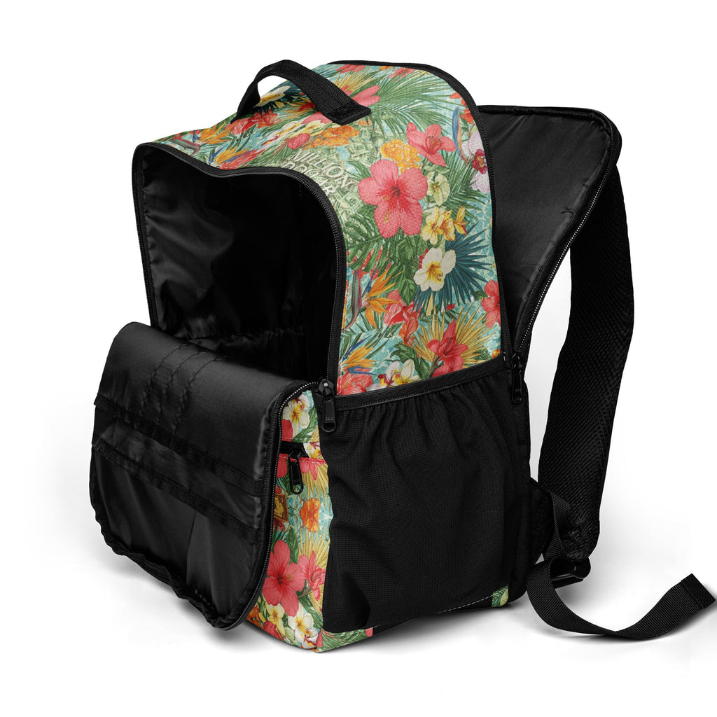 MDB Co. FLORAL BILLS Utility backpack - The Million Dollar Bill Co.