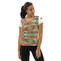 MDB Co. FLORAL BILLS Women's athletic t-shirt - The Million Dollar Bill Co. 8