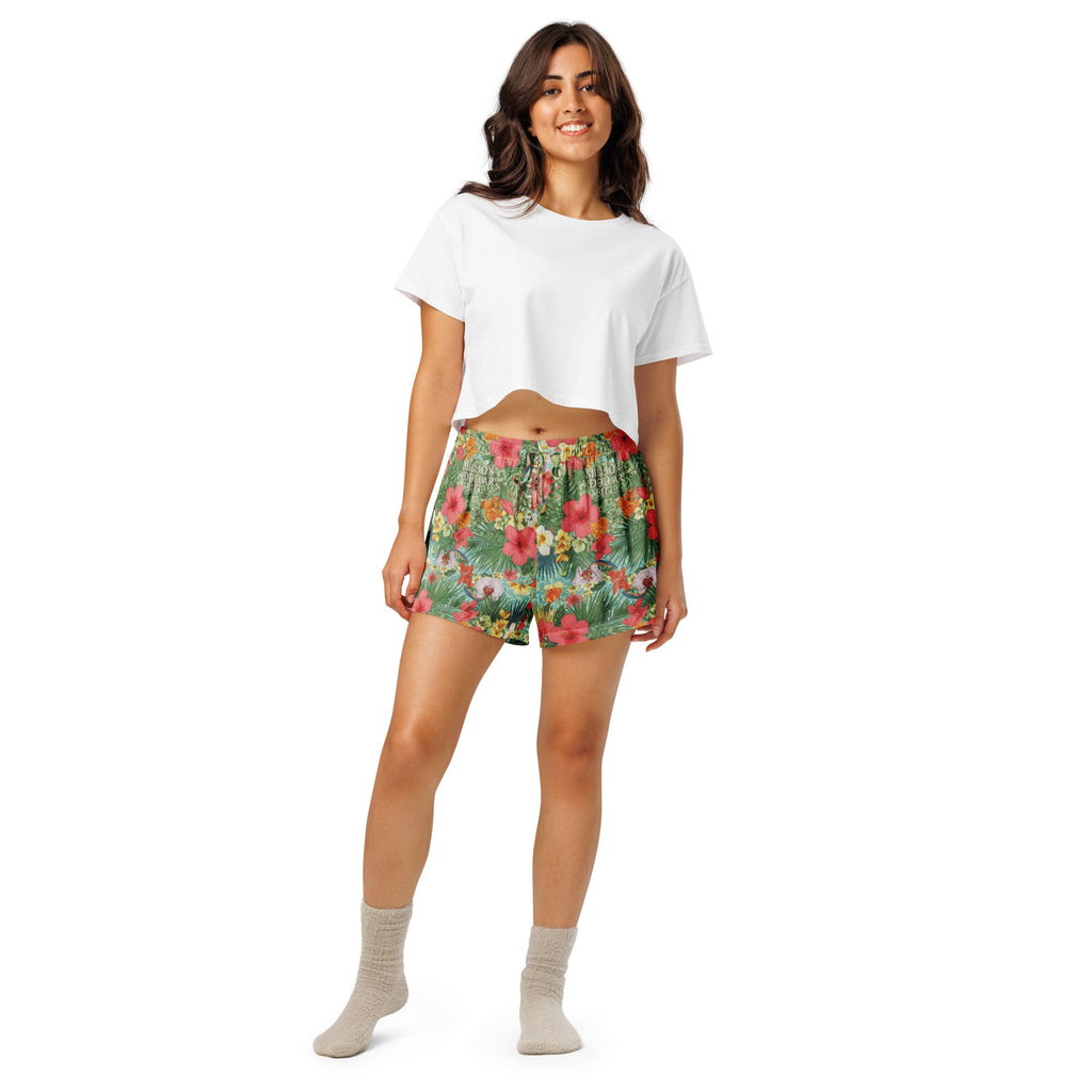 MDB Co. FLORAL BILLS Women’s pajama shorts - The Million Dollar Bill Co.