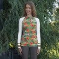 MDB Co. FLORAL BILLS Women's Rash Guard - The Million Dollar Bill Co.
