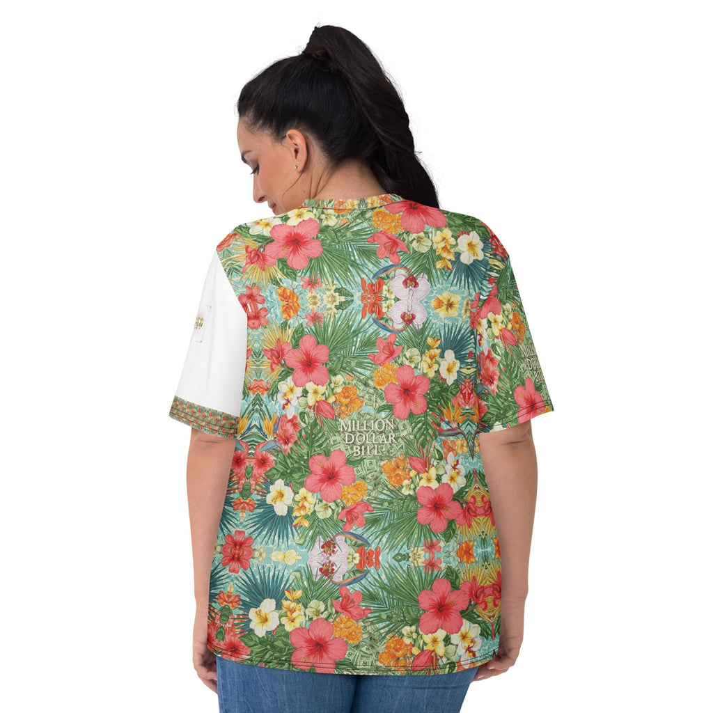 MDB Co. FLORAL BILLS Women's T-shirt - The Million Dollar Bill Co.