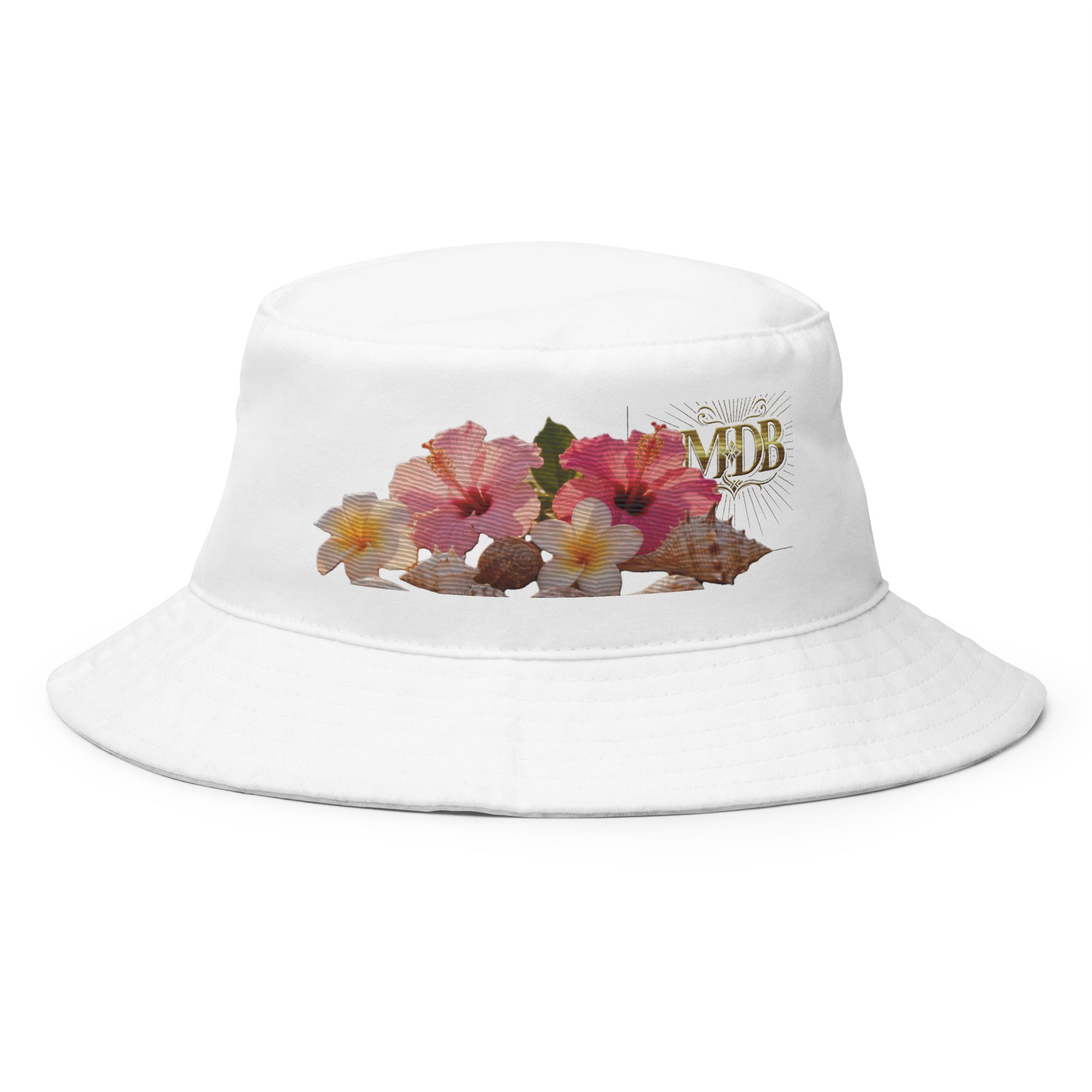 MDB Co. Unisex FLORAL Bucket Hat - The Million Dollar Bill Co. EMBROIDERY
