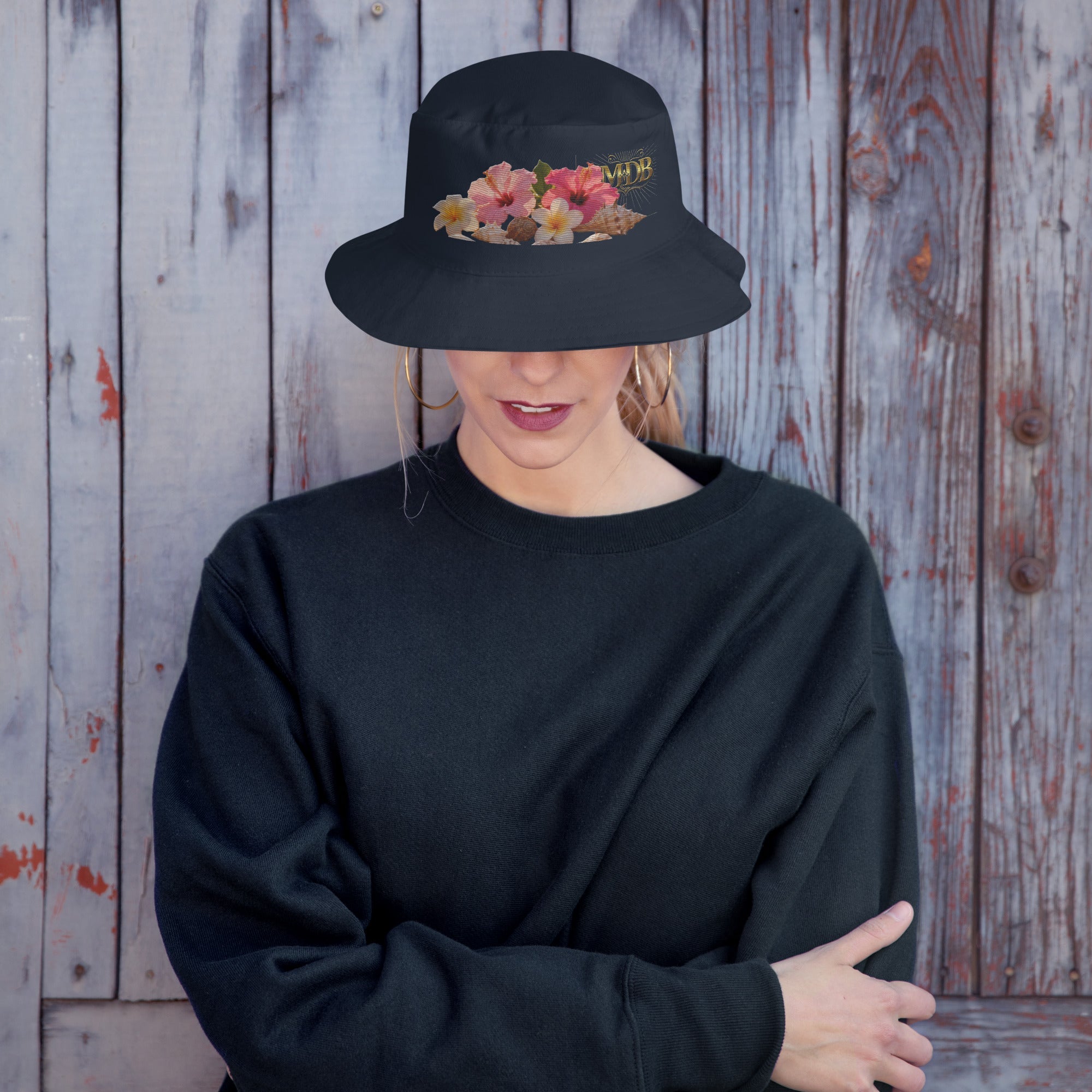 MDB Co. Unisex FLORAL Bucket Hat - The Million Dollar Bill Co. EMBROIDERY