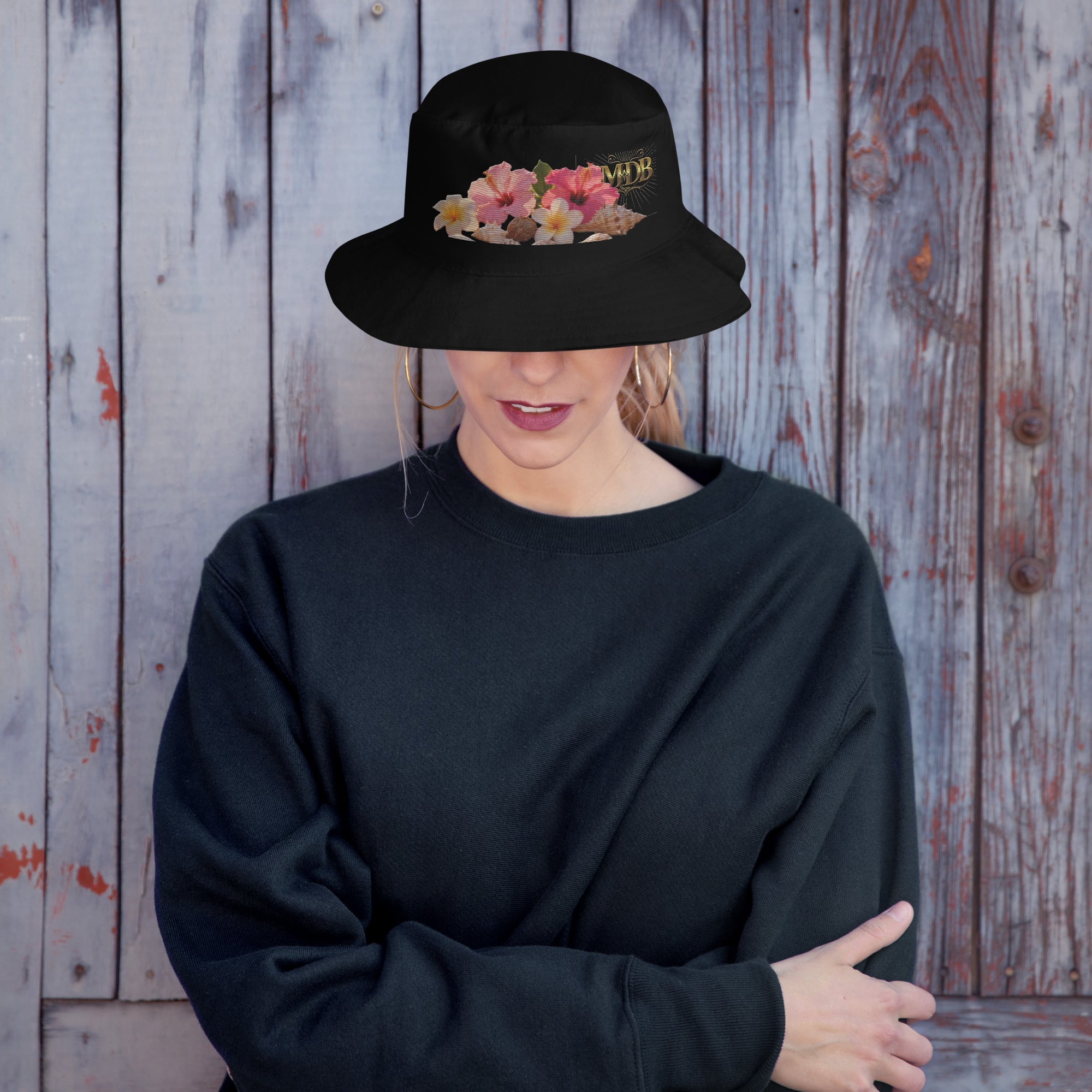 MDB Co. Unisex FLORAL Bucket Hat - The Million Dollar Bill Co. EMBROIDERY