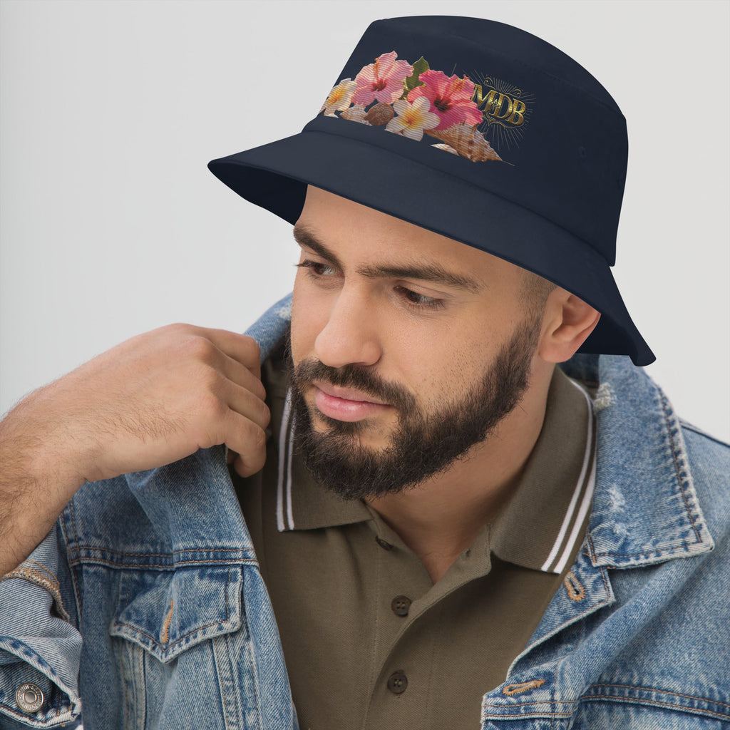 MDB Co. Unisex FLORAL Bucket Hat - The Million Dollar Bill Co. EMBROIDERY