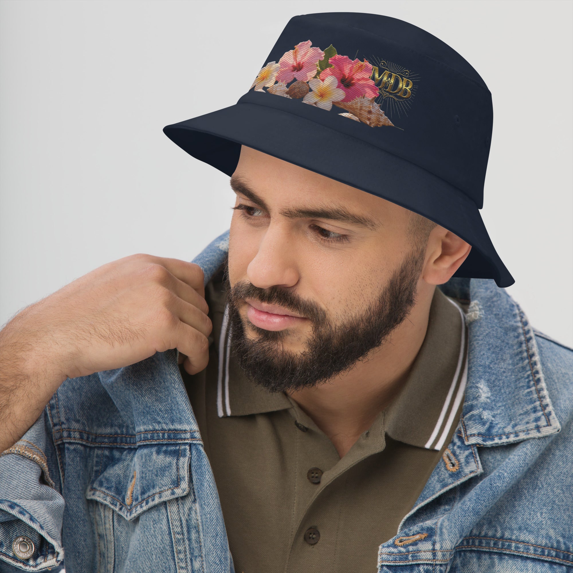 MDB Co. Unisex FLORAL Bucket Hat - The Million Dollar Bill Co. EMBROIDERY