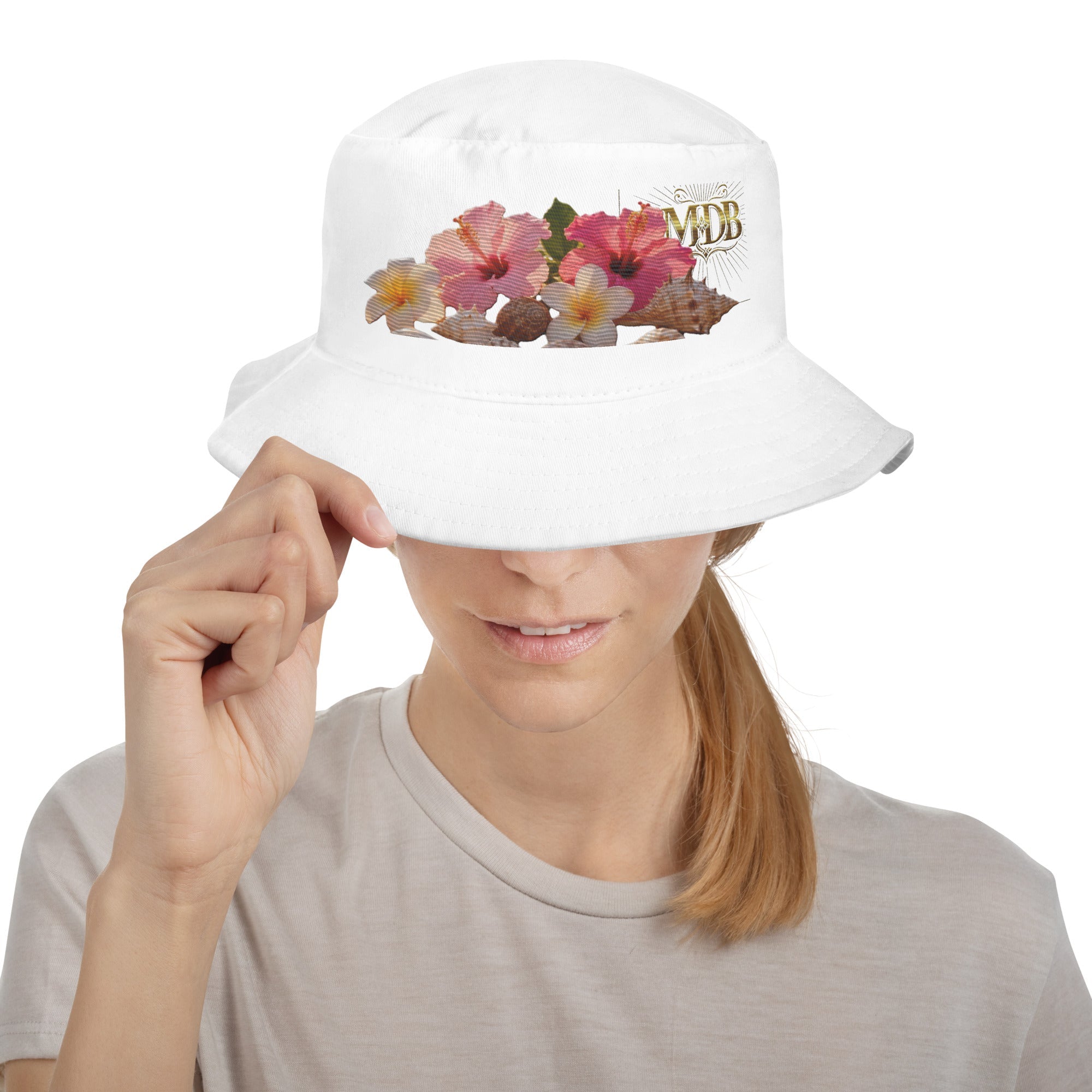 MDB Co. Unisex FLORAL Bucket Hat - The Million Dollar Bill Co. EMBROIDERY