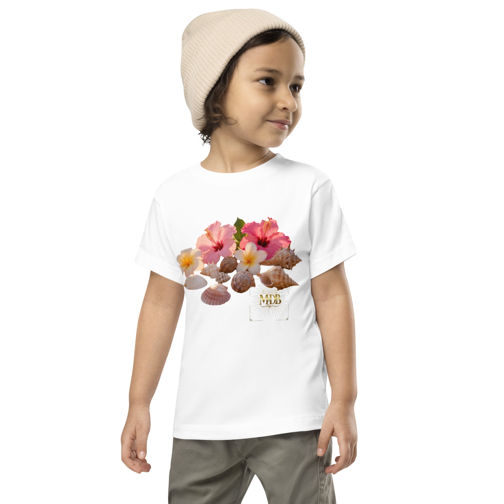 MDB Co. FLORAL Toddler Short Sleeve Tee - The Million Dollar Bill Co.