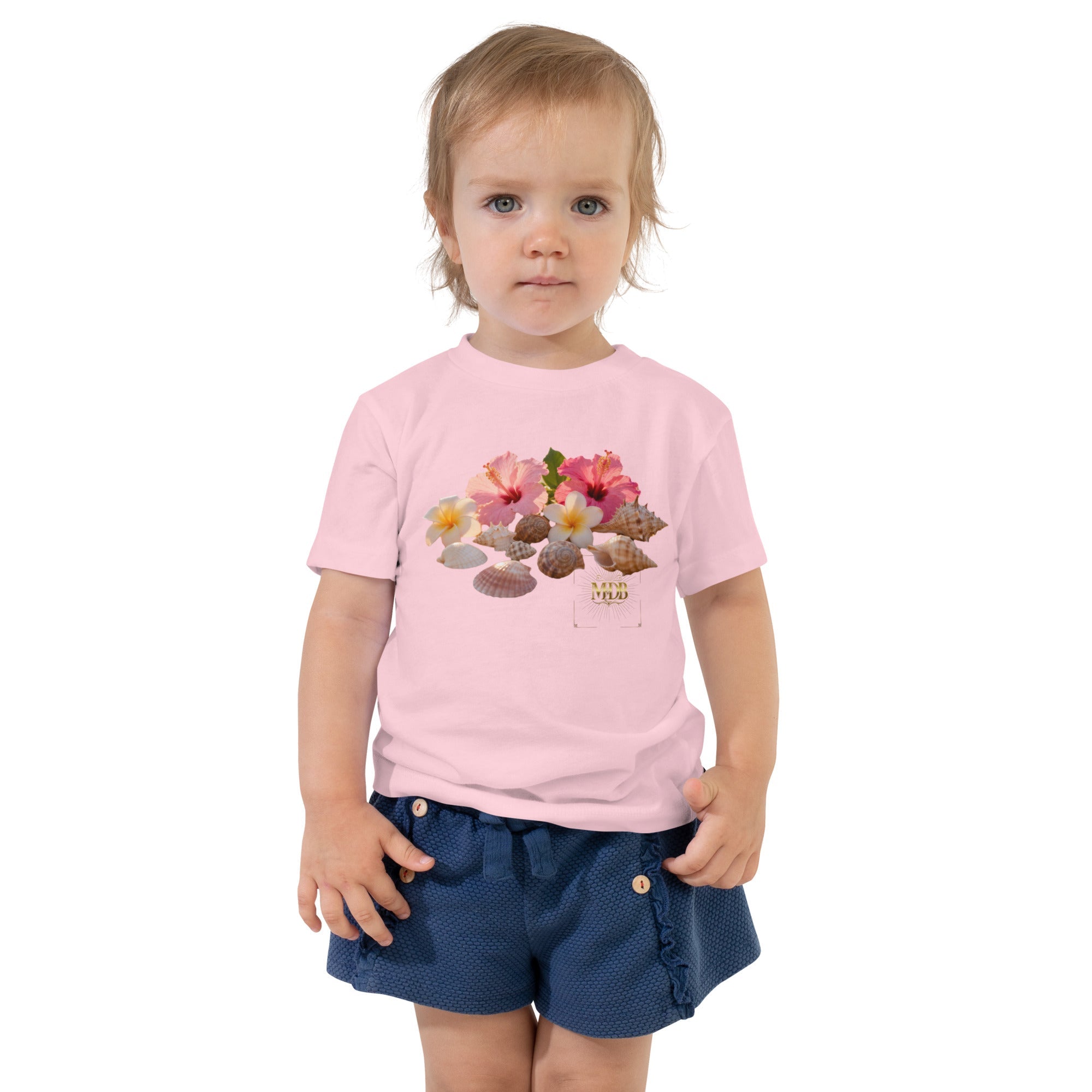 MDB Co. FLORAL Toddler Short Sleeve Tee - The Million Dollar Bill Co.