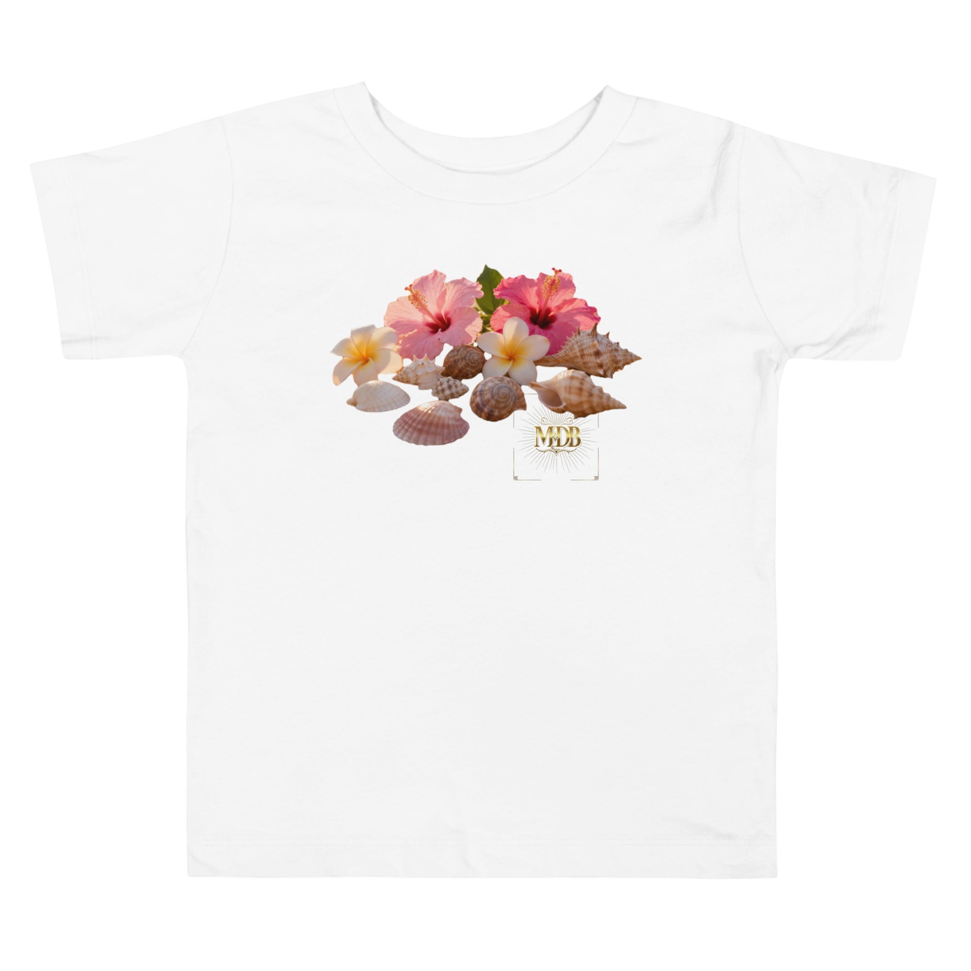 MDB Co. FLORAL Toddler Short Sleeve Tee - The Million Dollar Bill Co.