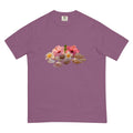 MDB Co. FLORAL Unisex garment - dyed heavyweight t-shirt - The Million Dollar Bill Co.