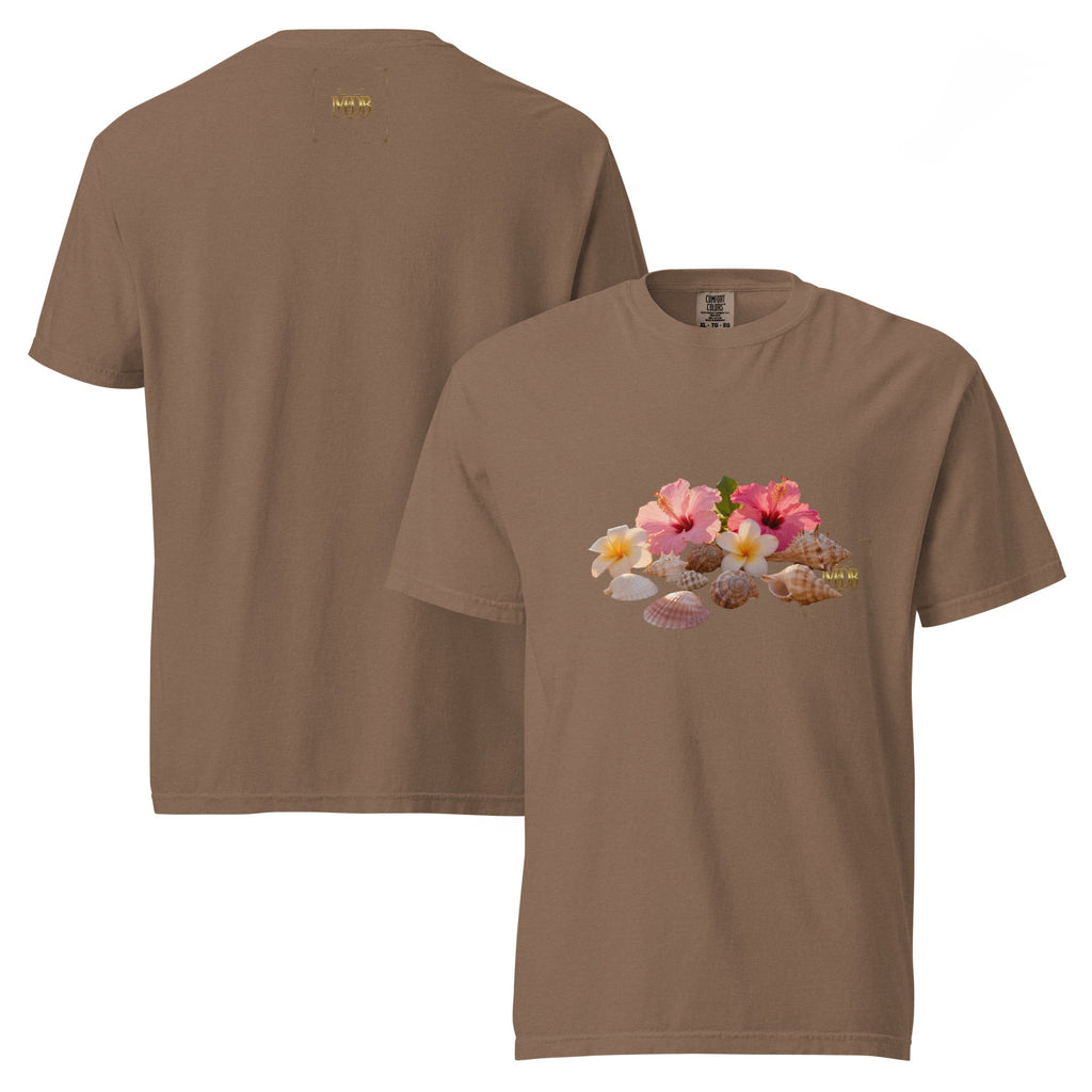 MDB Co. FLORAL Unisex garment - dyed heavyweight t-shirt - The Million Dollar Bill Co.