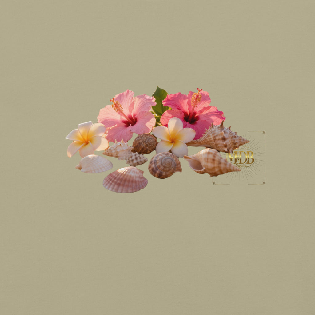 MDB Co. FLORAL Unisex garment - dyed heavyweight t-shirt - The Million Dollar Bill Co.