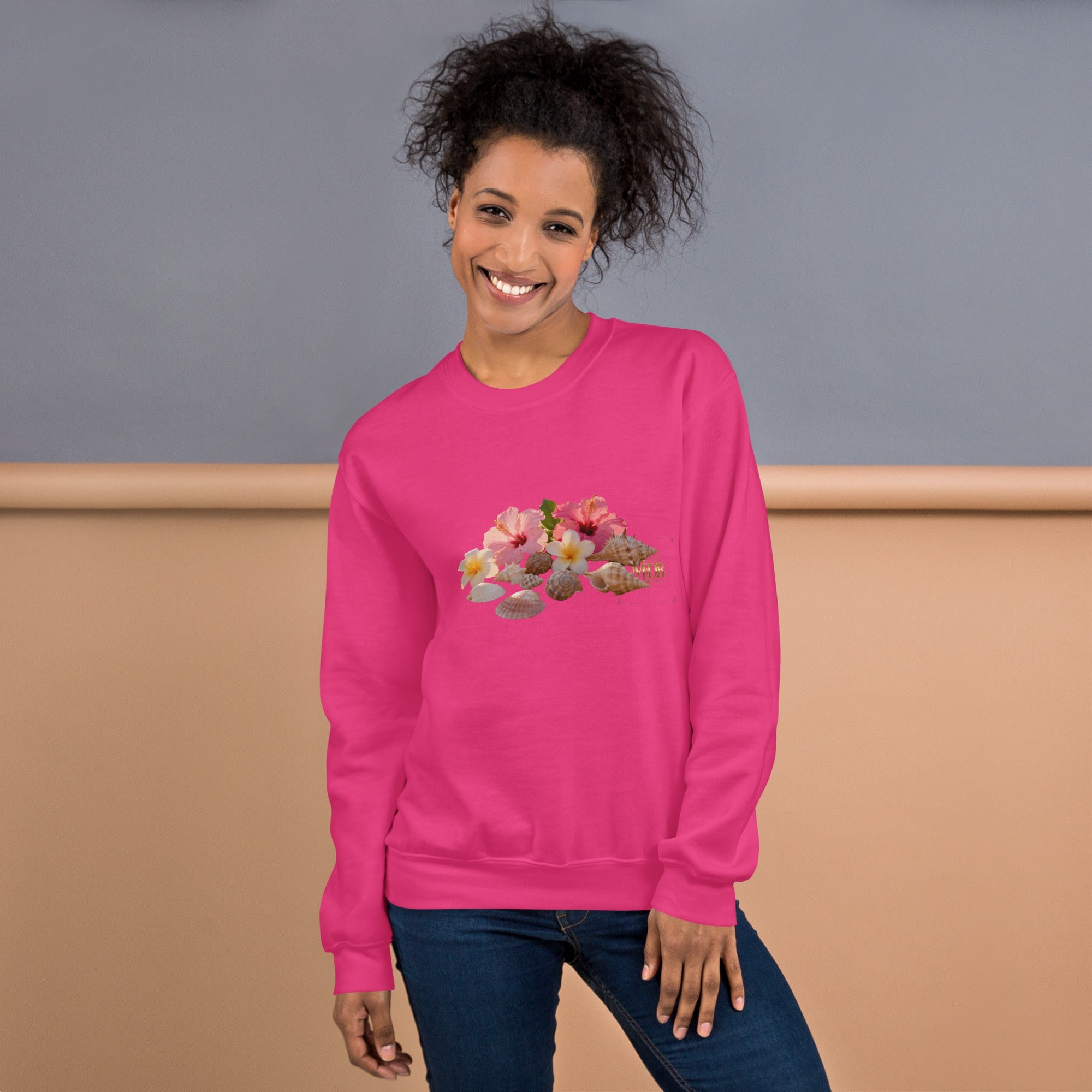 MDB Co. FLORAL Unisex Sweatshirt - The Million Dollar Bill Co.