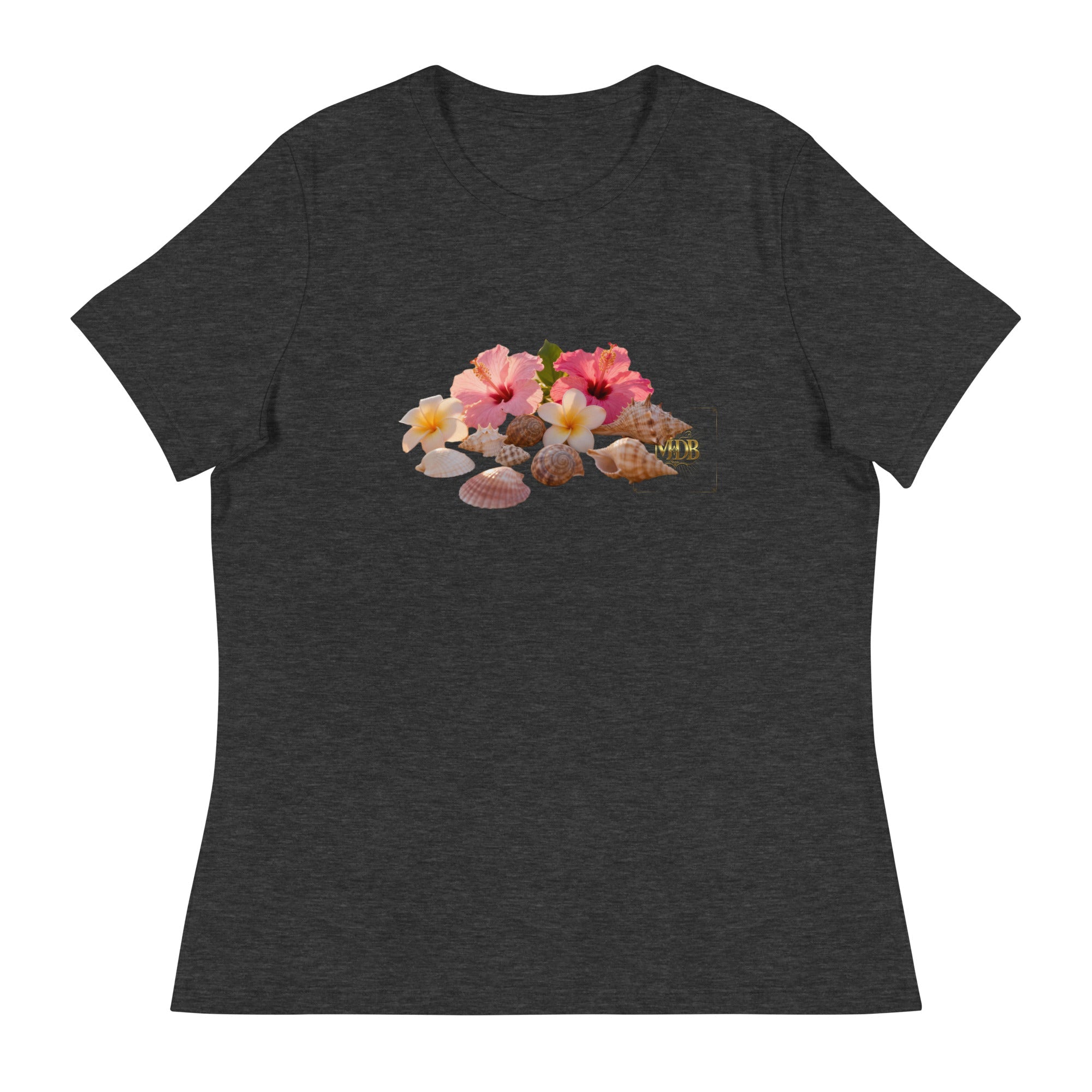 MDB Co. FLORAL Women's Relaxed T-Shirt - The Million Dollar Bill Co.