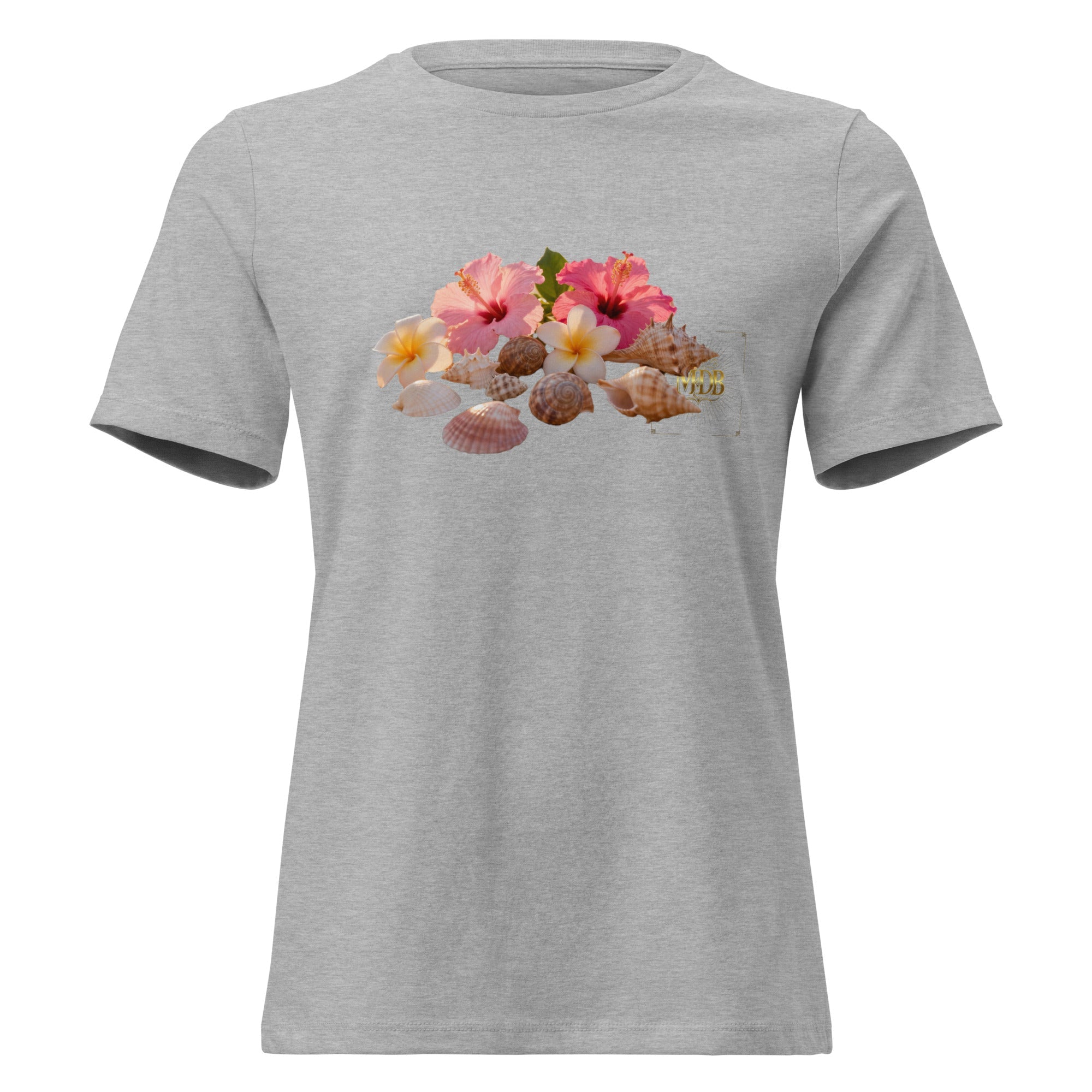 MDB Co. FLORAL Women's Relaxed T-Shirt - The Million Dollar Bill Co.