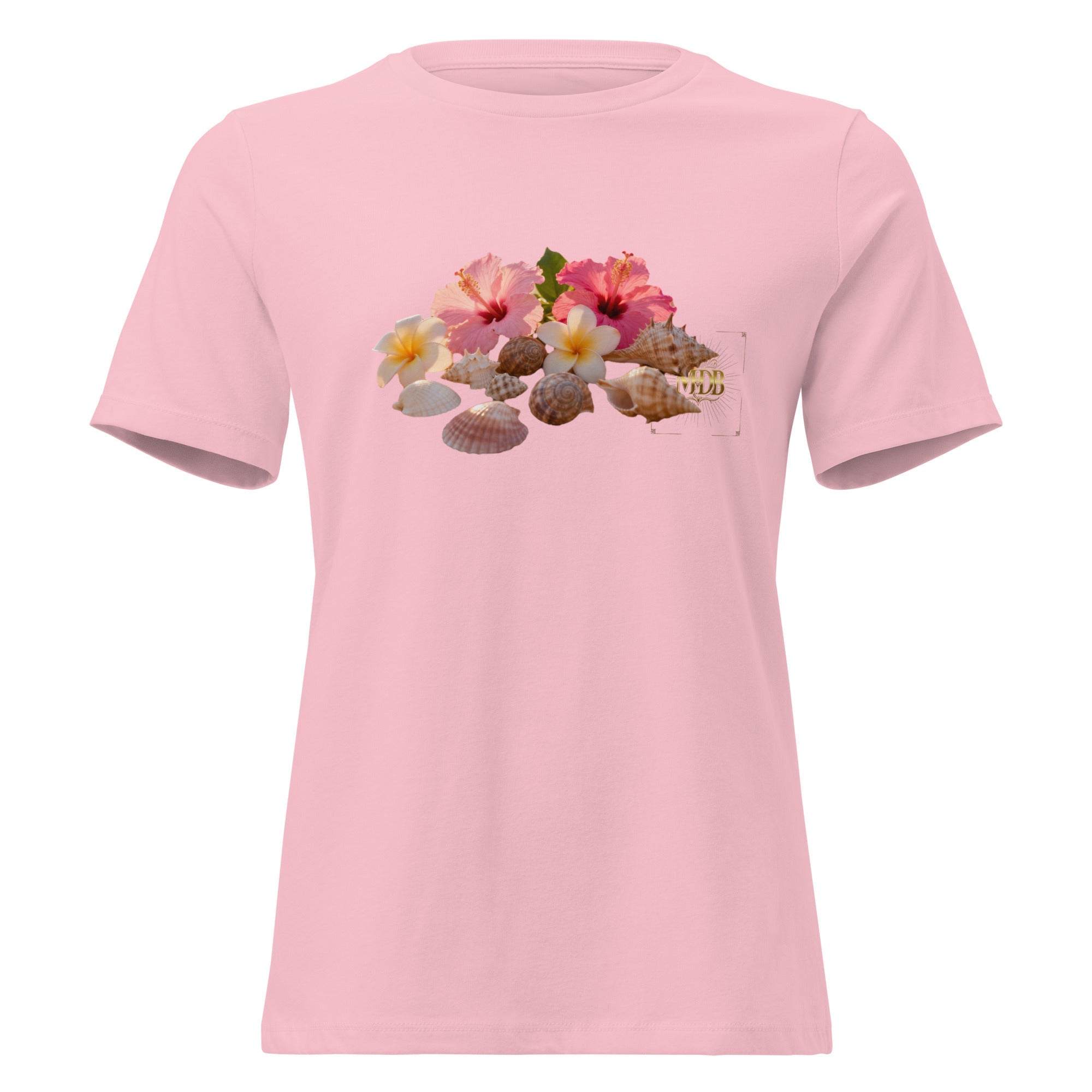 MDB Co. FLORAL Women's Relaxed T-Shirt - The Million Dollar Bill Co.