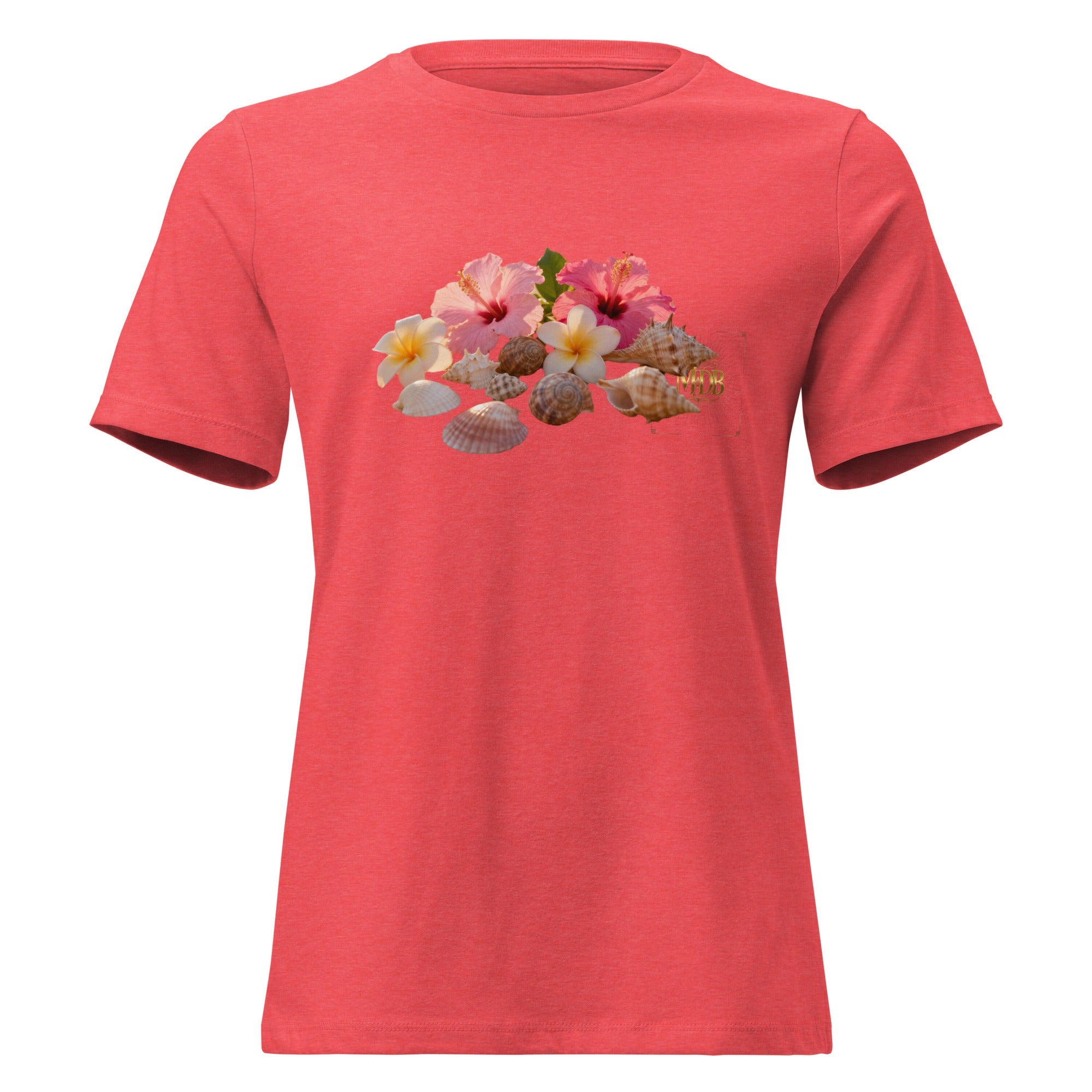 MDB Co. FLORAL Women's Relaxed T-Shirt - The Million Dollar Bill Co.