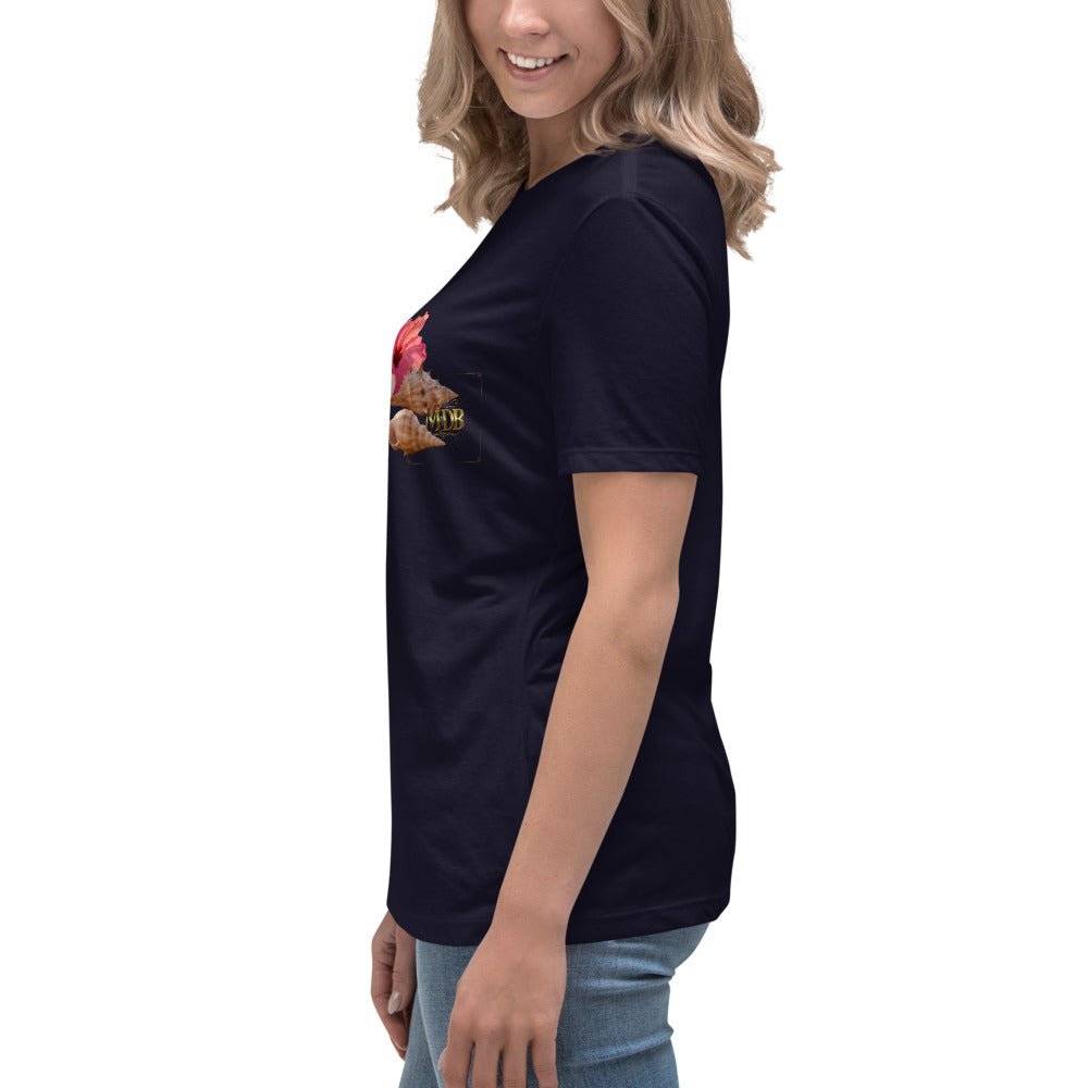 MDB Co. FLORAL Women's Relaxed T-Shirt - The Million Dollar Bill Co.